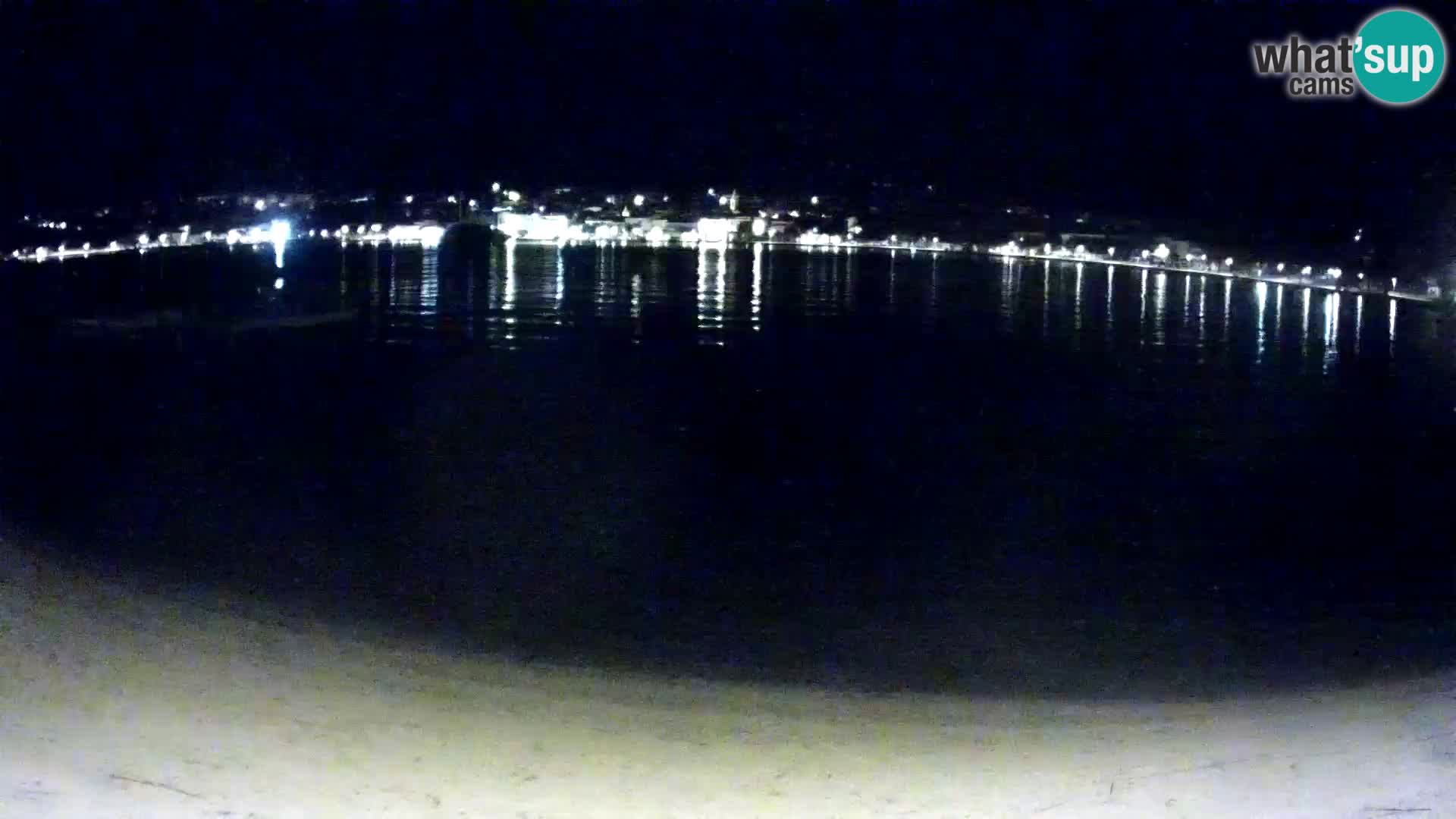Novalja en vivo – playa de la ciudad