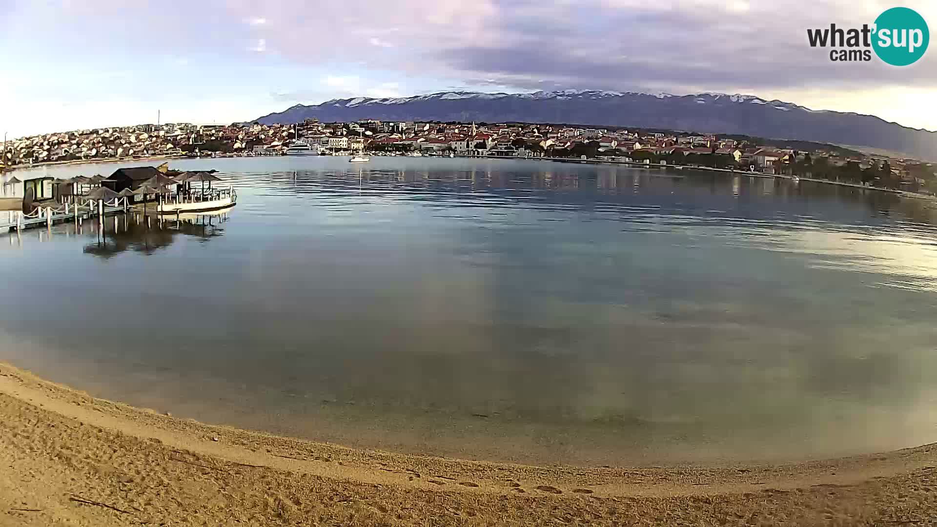 Webcam Novalja – Stadtstrand