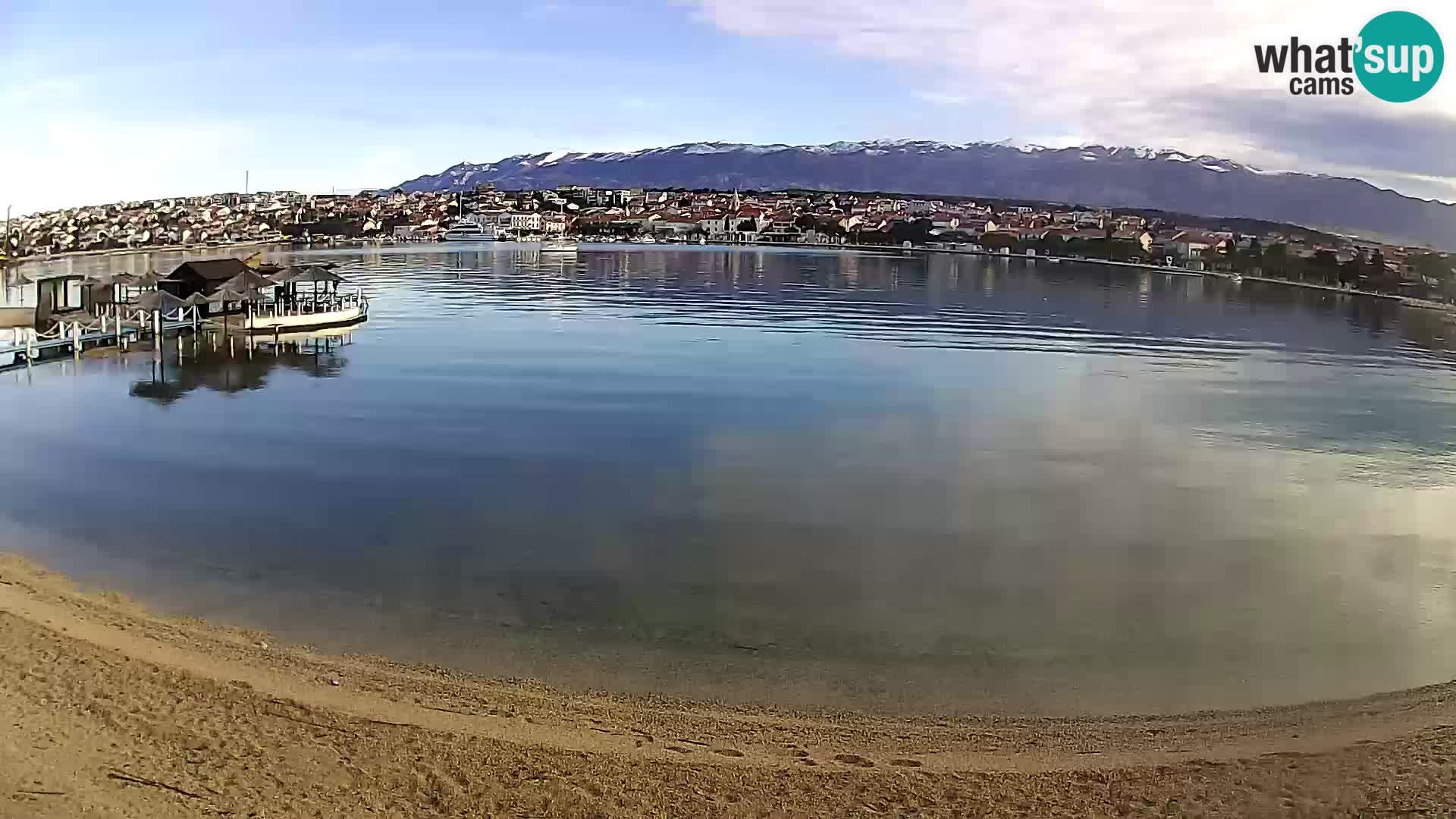 Novalja Kamera u živo – gradska plaža