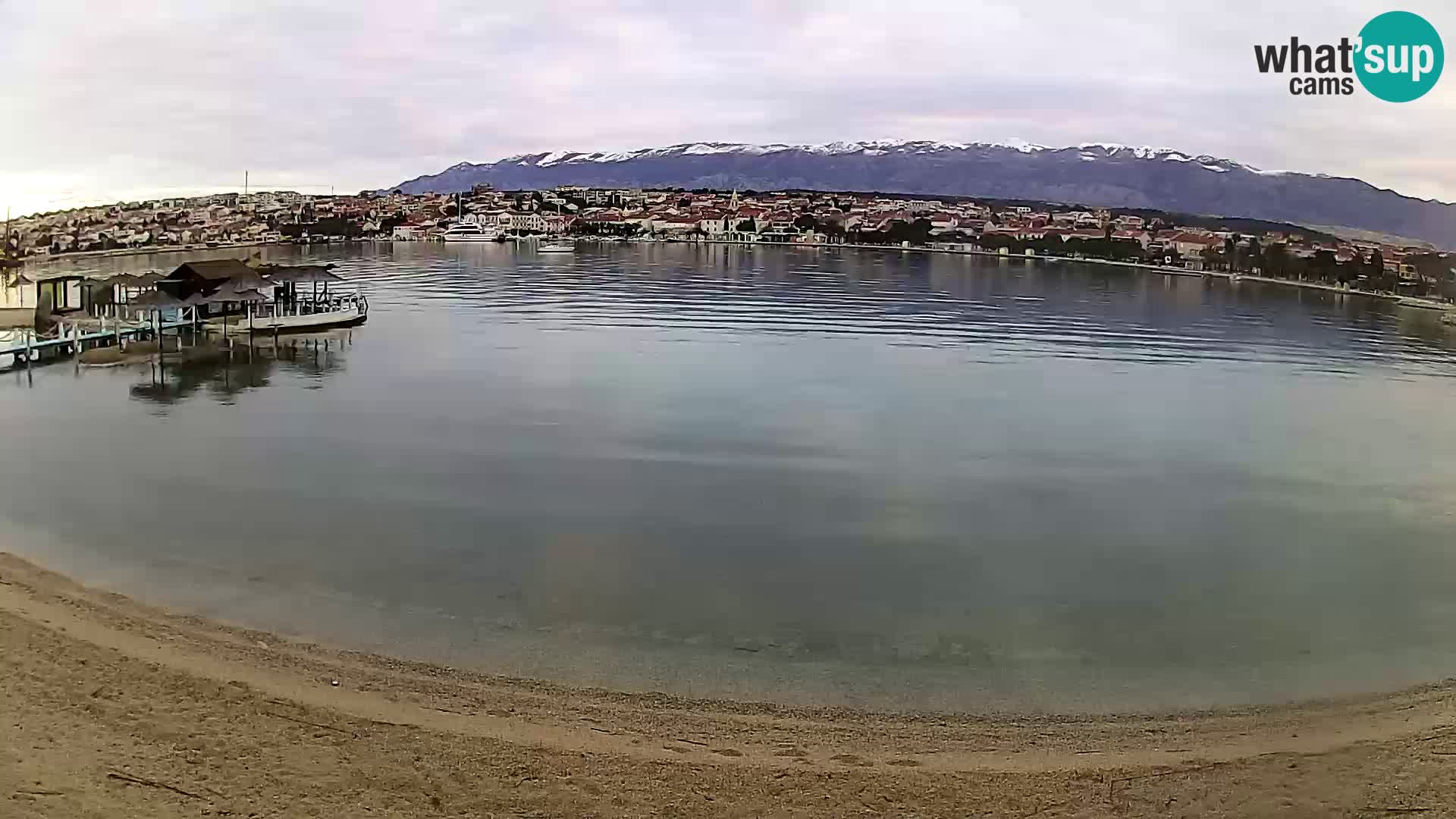 Novalja Kamera u živo – gradska plaža