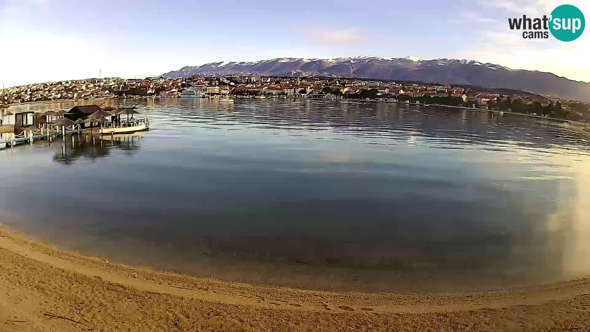 Novalja Kamera u živo – gradska plaža