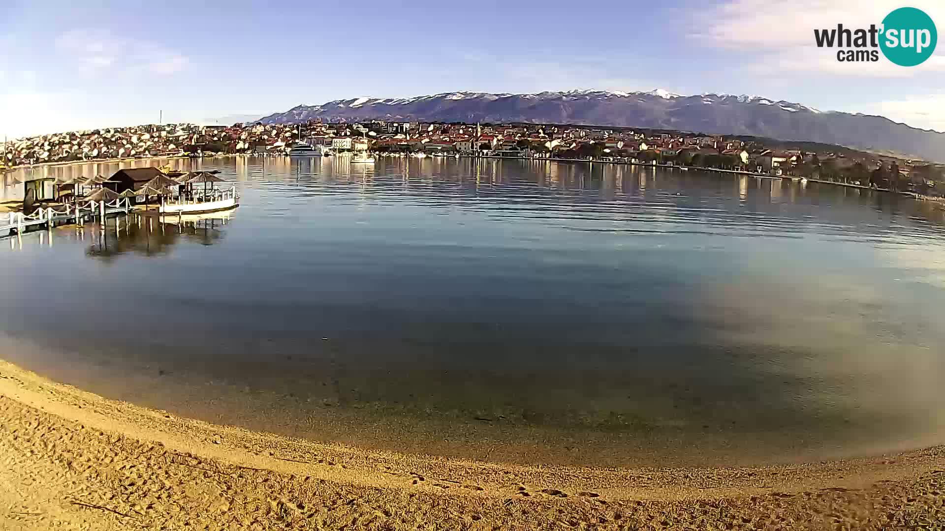 Novalja Kamera u živo – gradska plaža