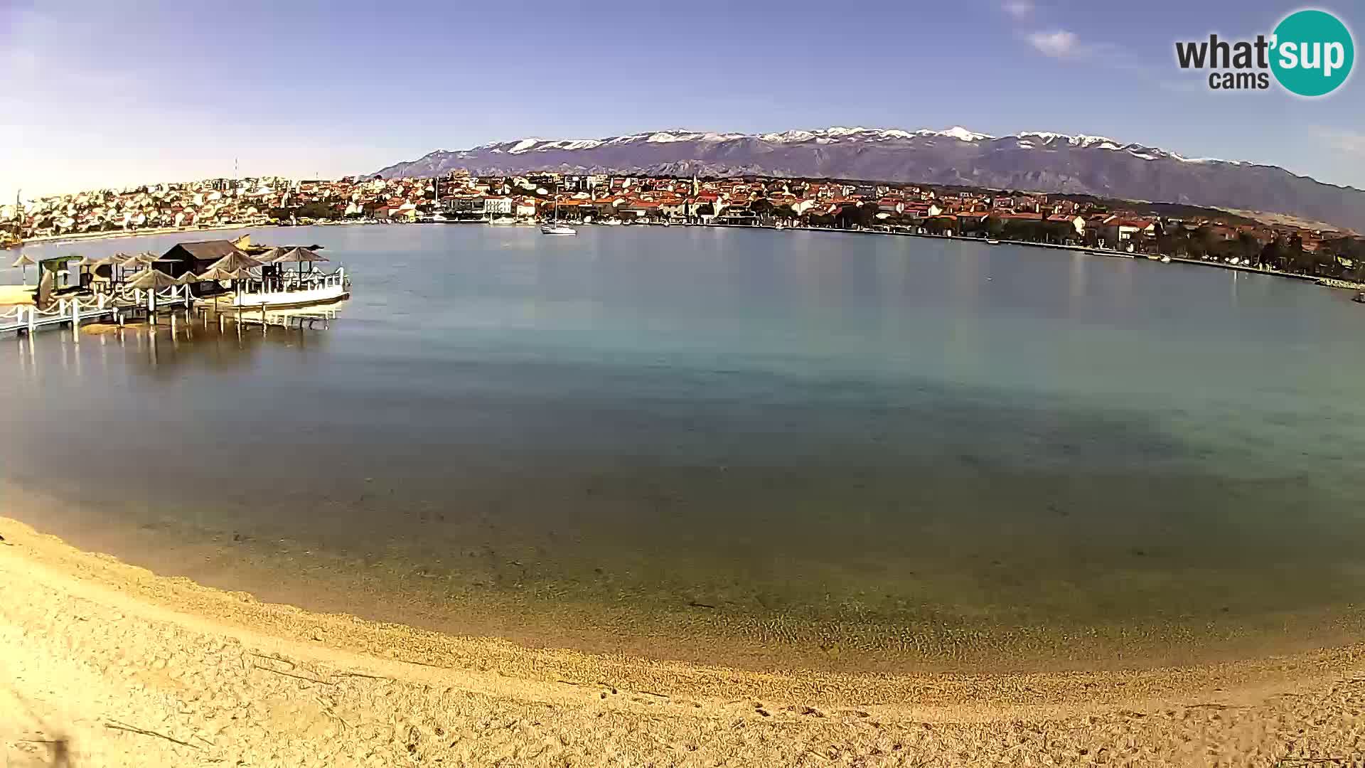 Webcam Novalja – Stadtstrand