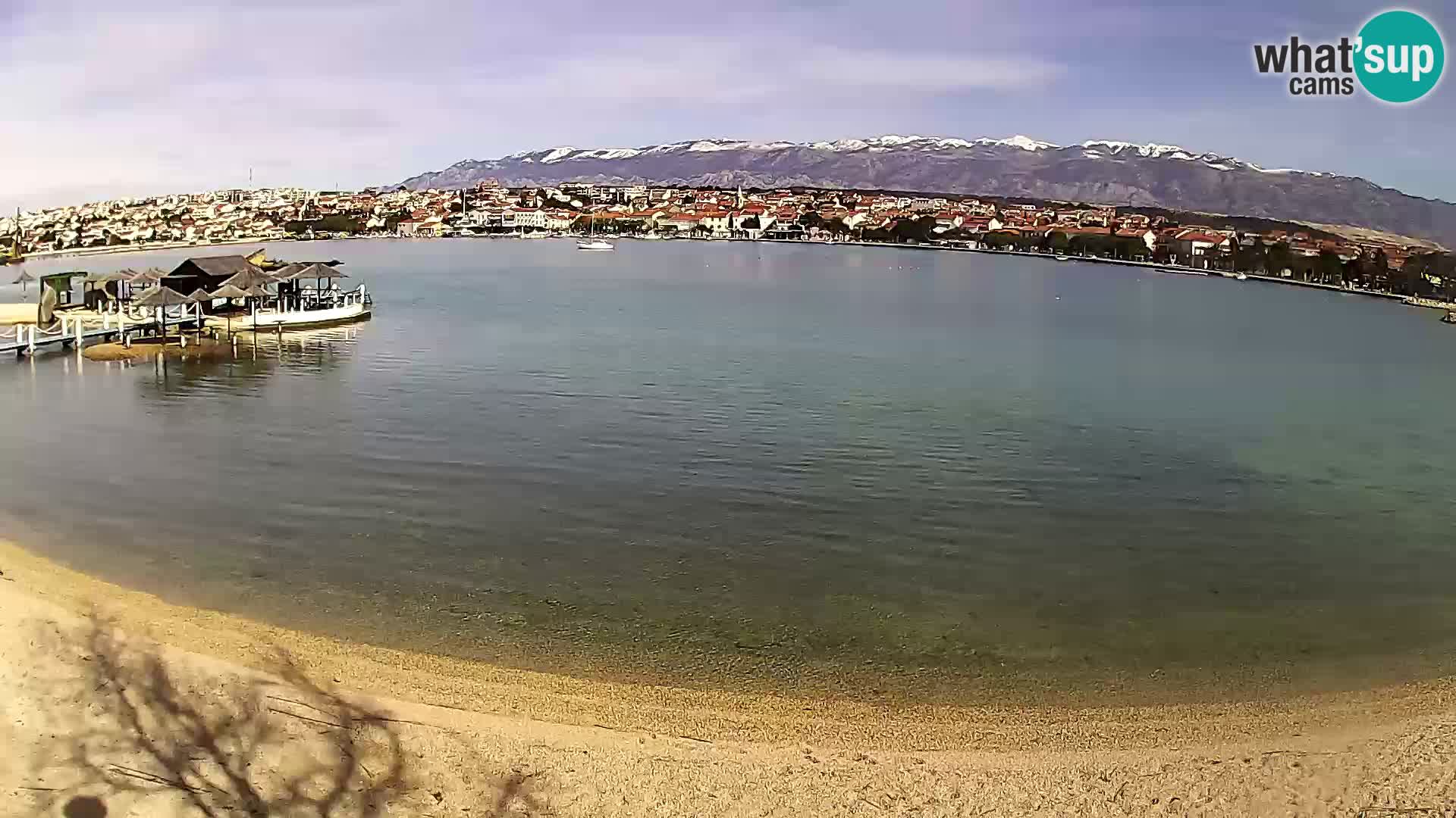 Novalja webcam – spiaggia cittadina