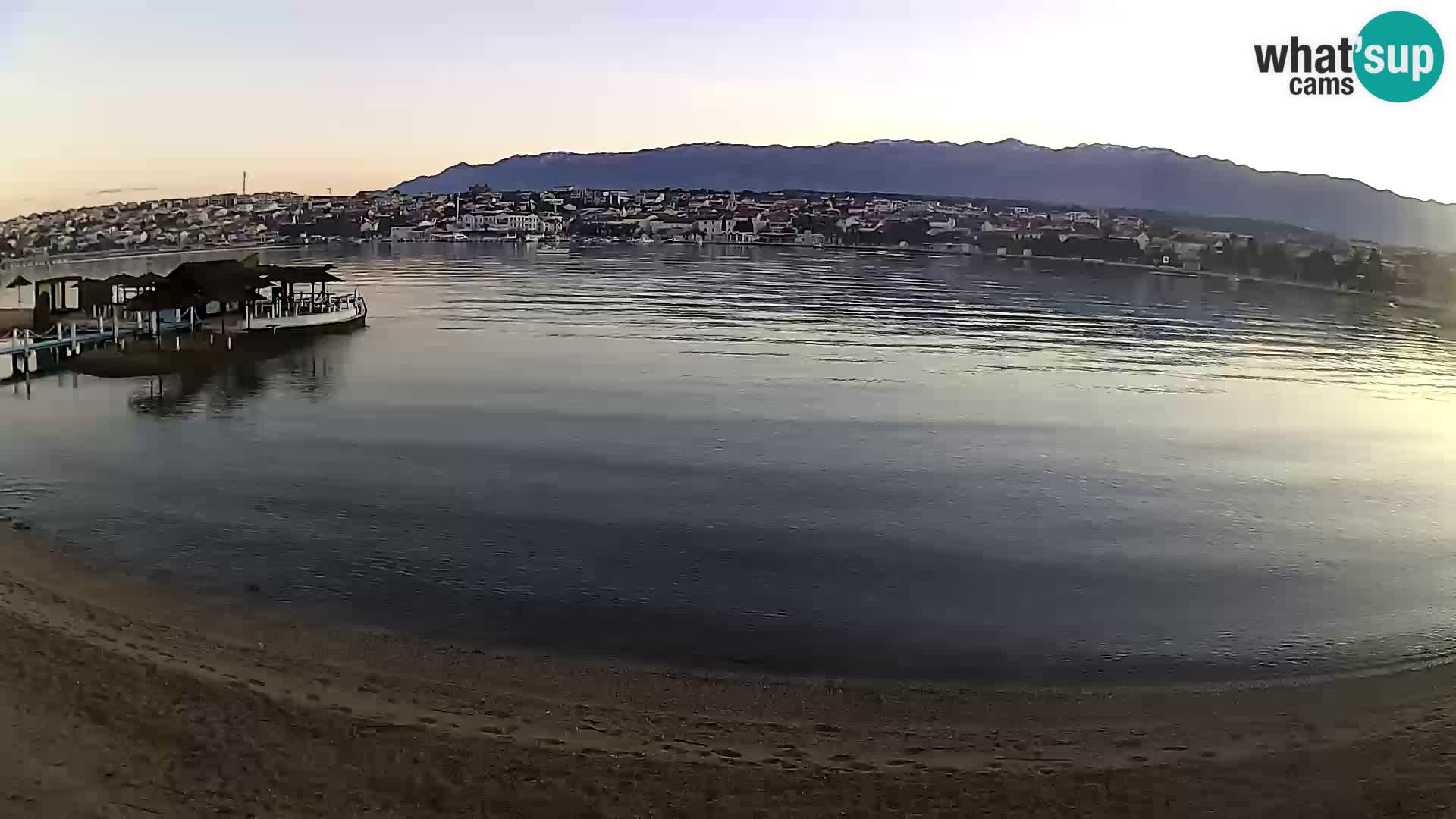 Live webcam Novalja – The Town beach