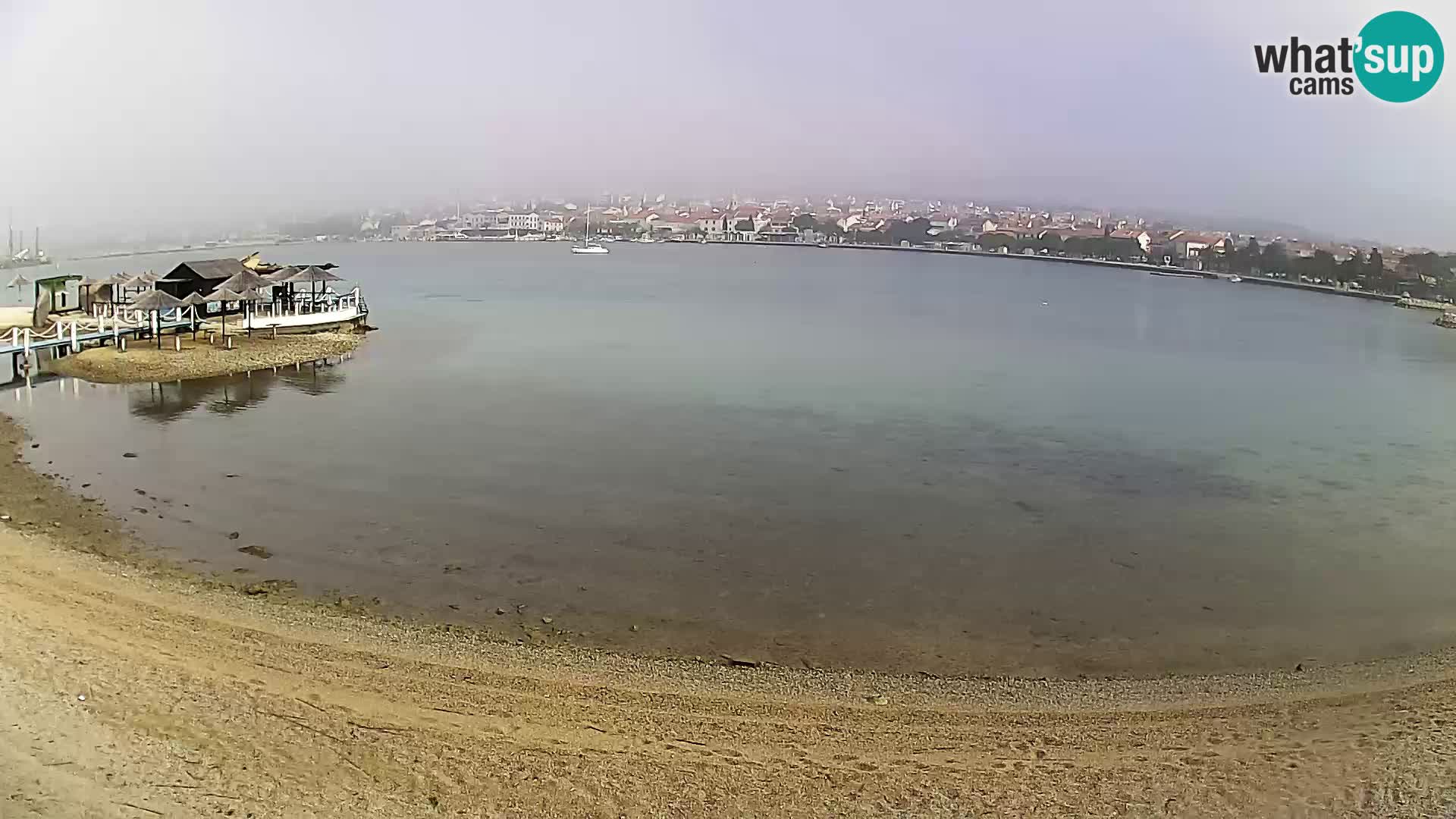 Novalja Kamera v živo – mestna plaža