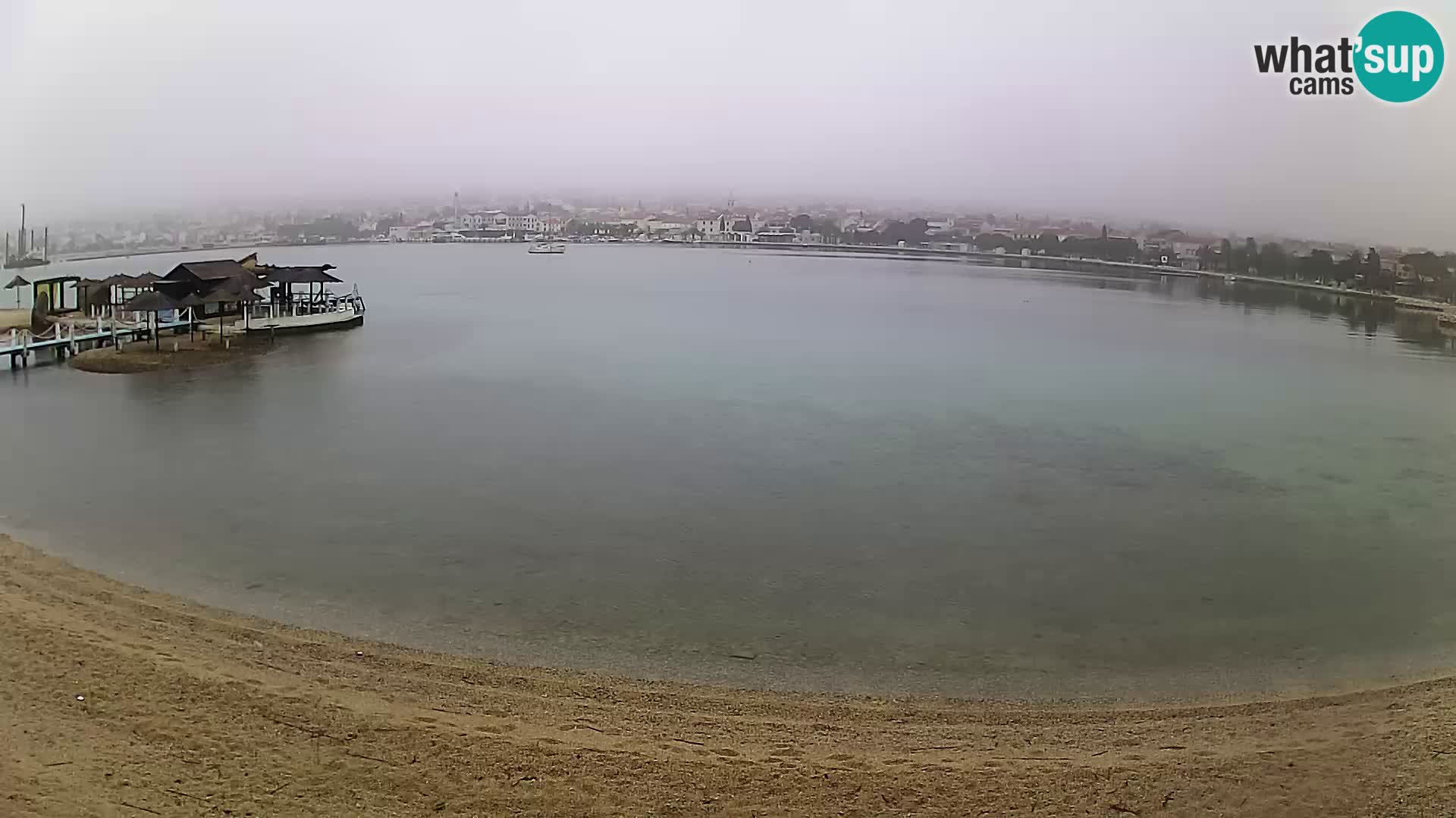 Novalja webcam – spiaggia cittadina