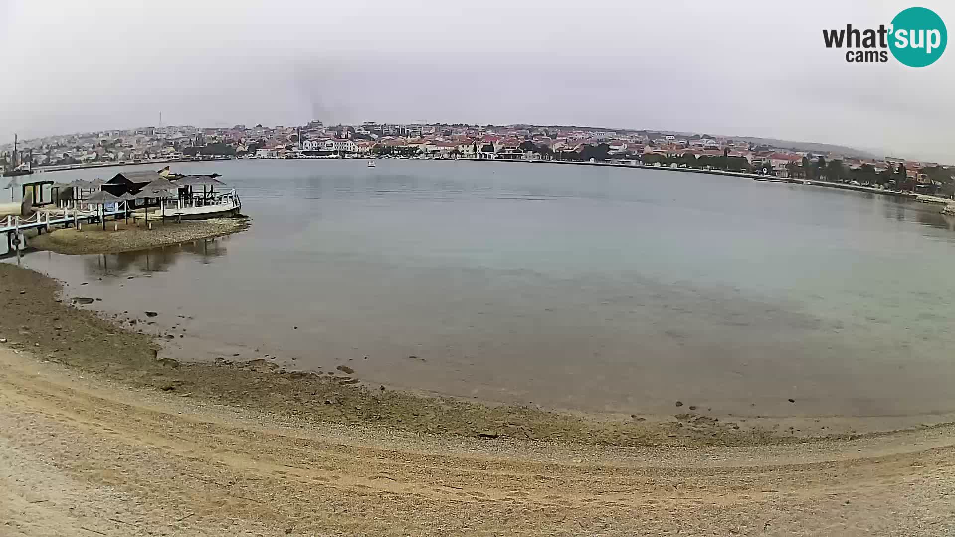 Novalja livecam – plage de la ville