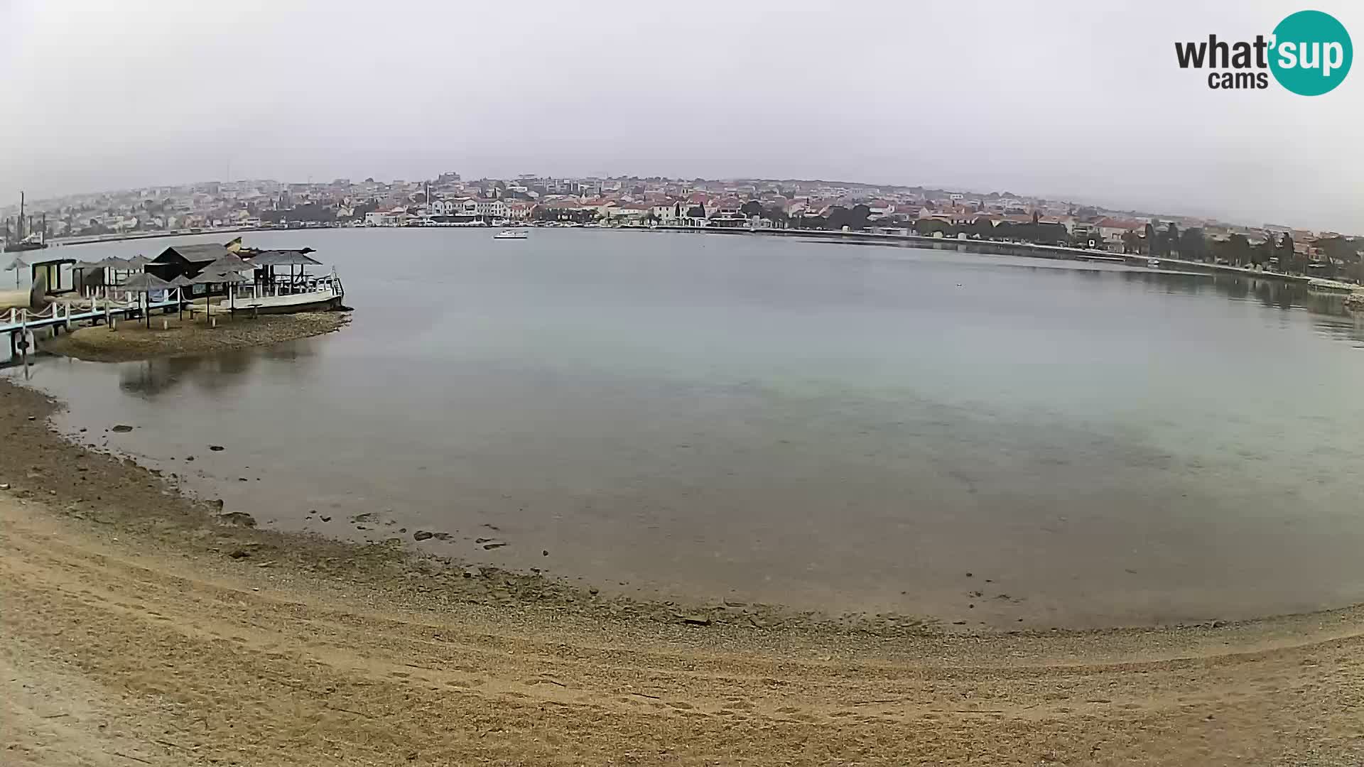 Novalja Kamera v živo – mestna plaža