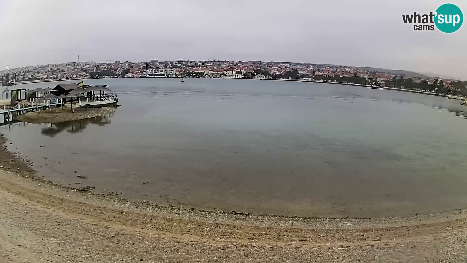 Novalja webcam – spiaggia cittadina