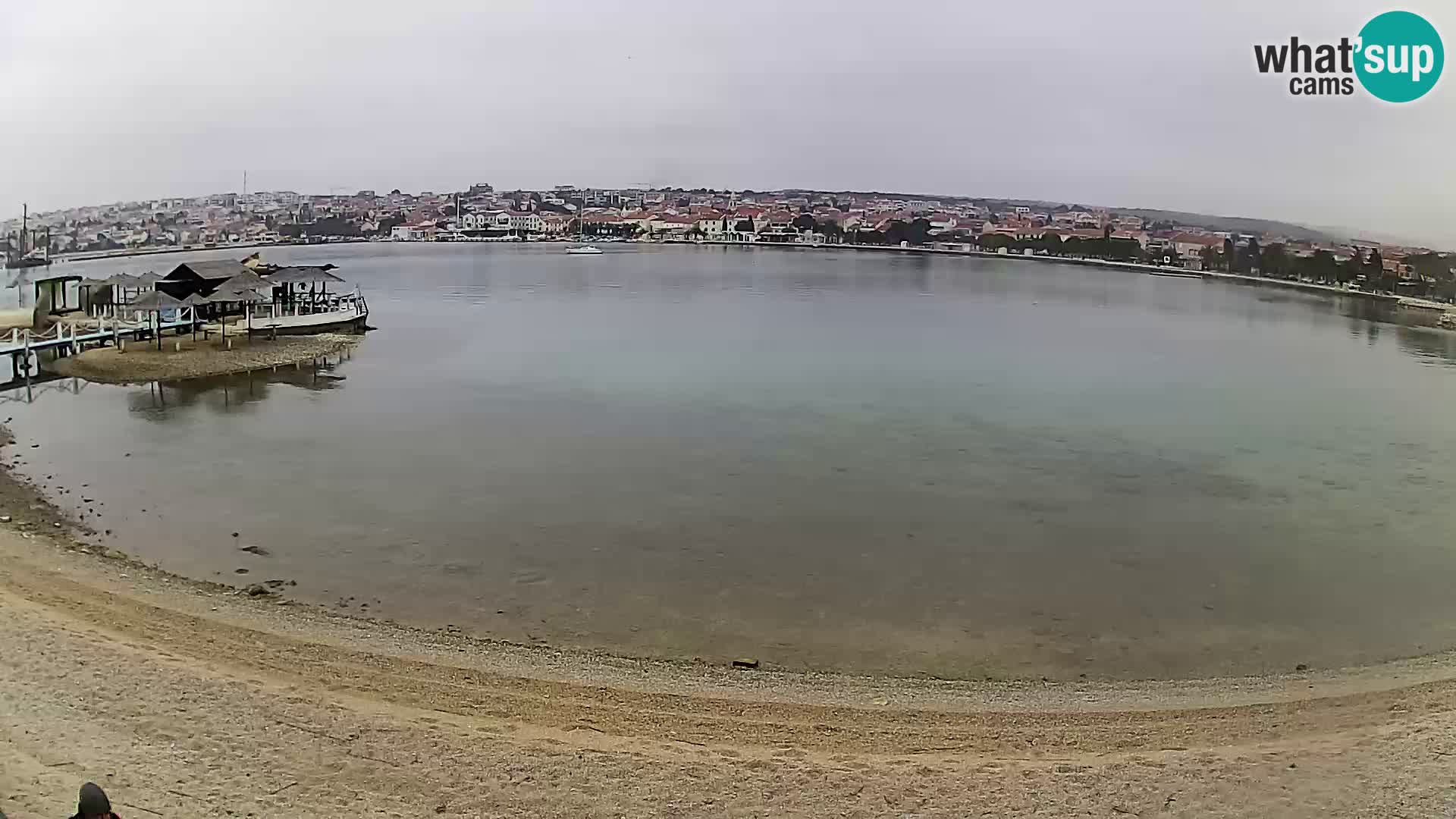 Novalja webcam – spiaggia cittadina