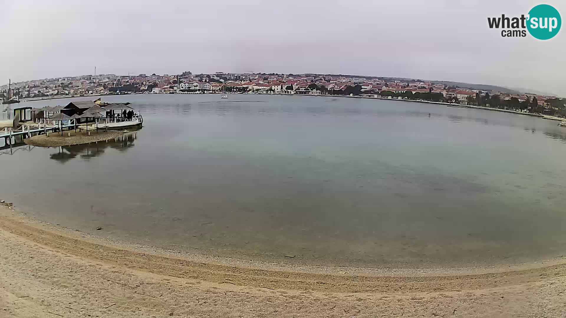 Live webcam Novalja – The Town beach