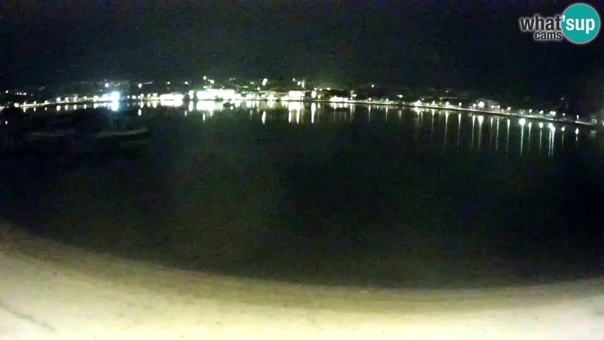 Novalja webcam – spiaggia cittadina