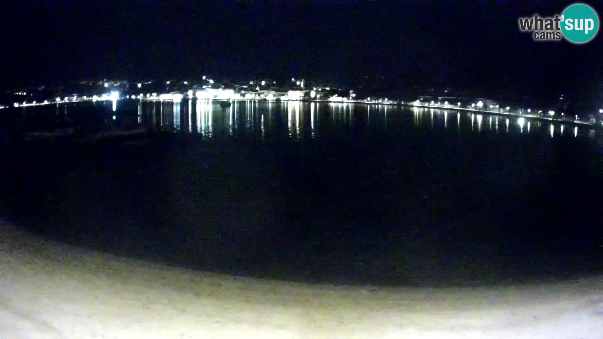 Novalja livecam – plage de la ville