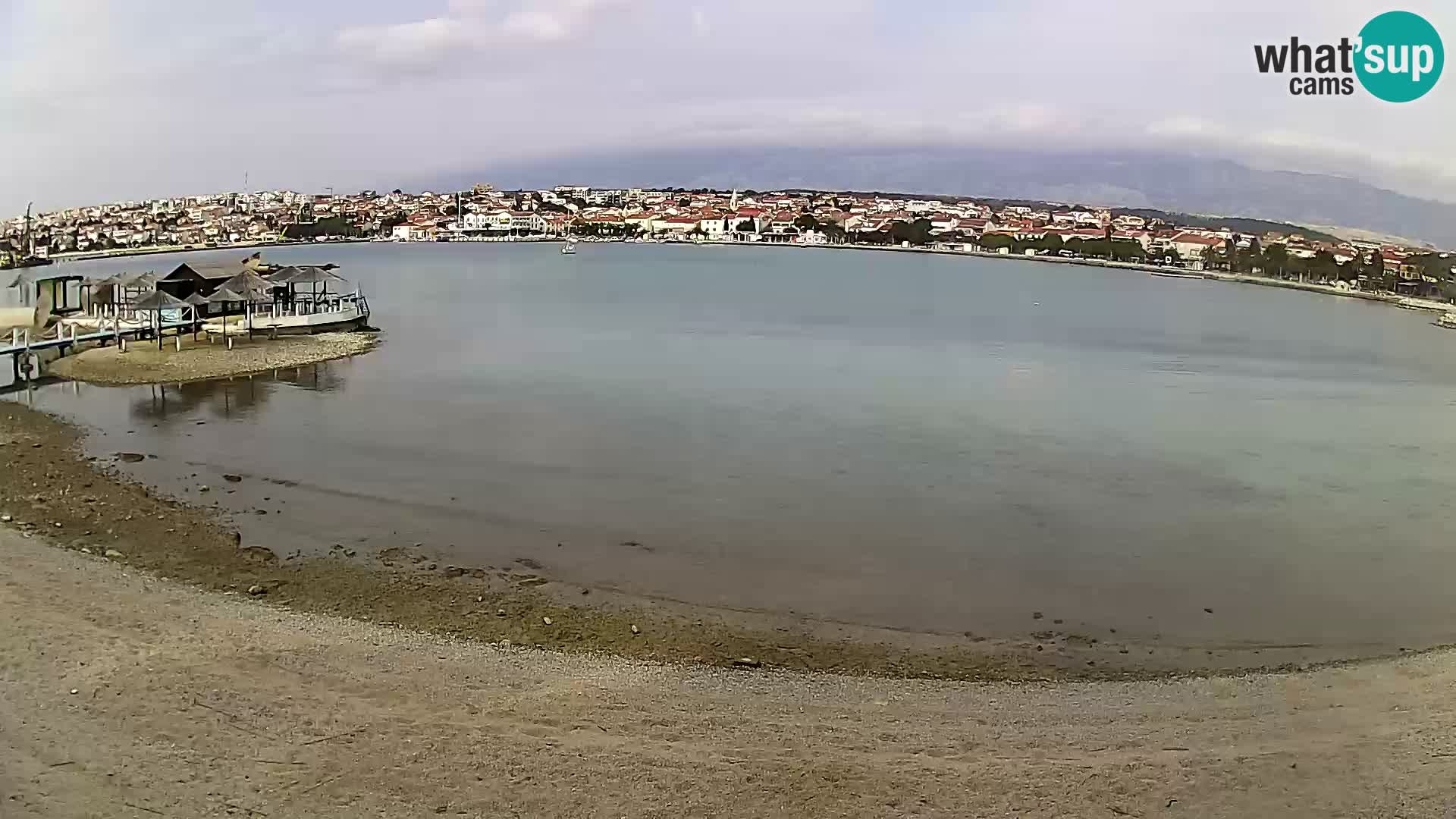Novalja Kamera v živo – mestna plaža