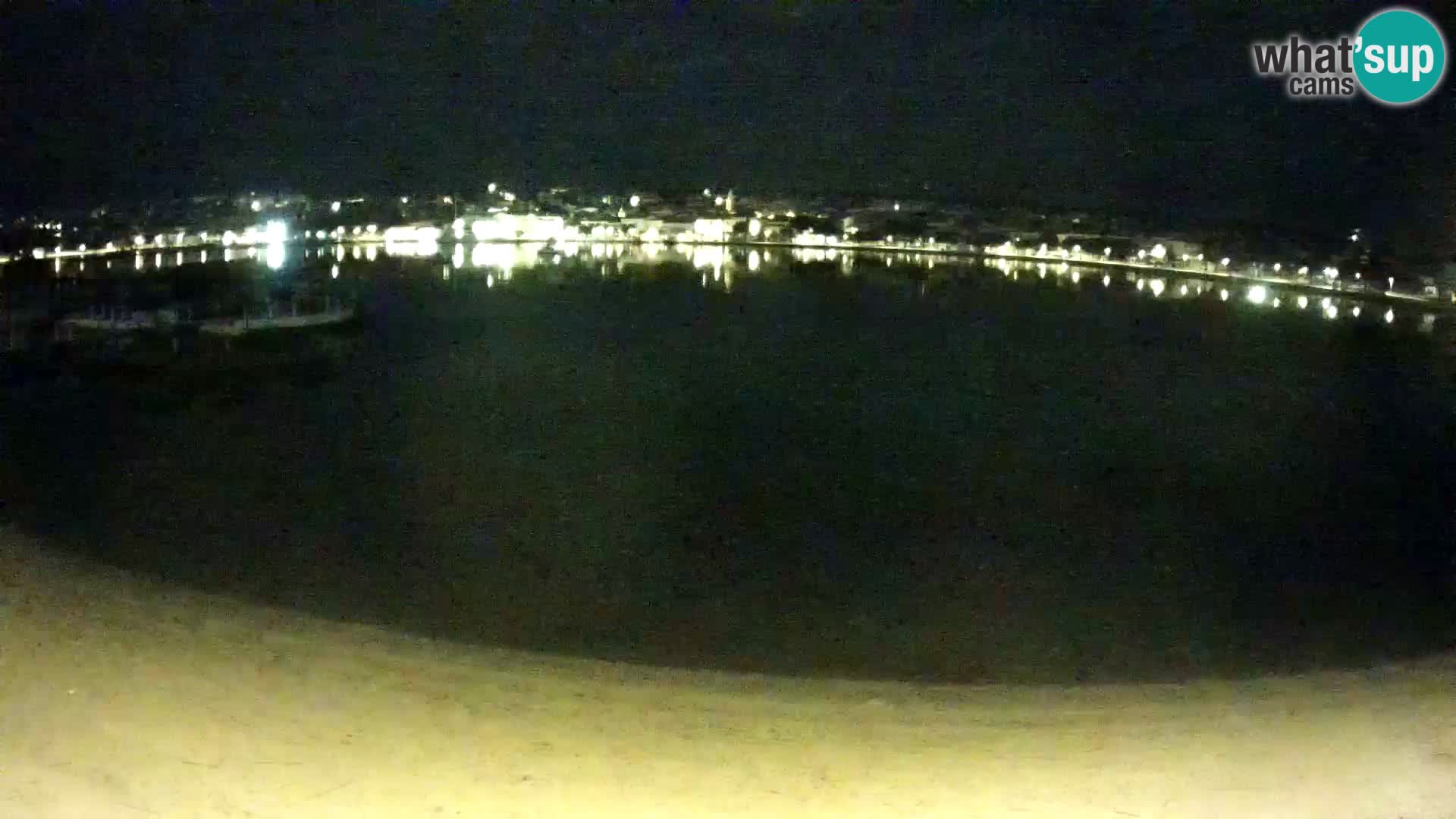 Novalja webcam – spiaggia cittadina