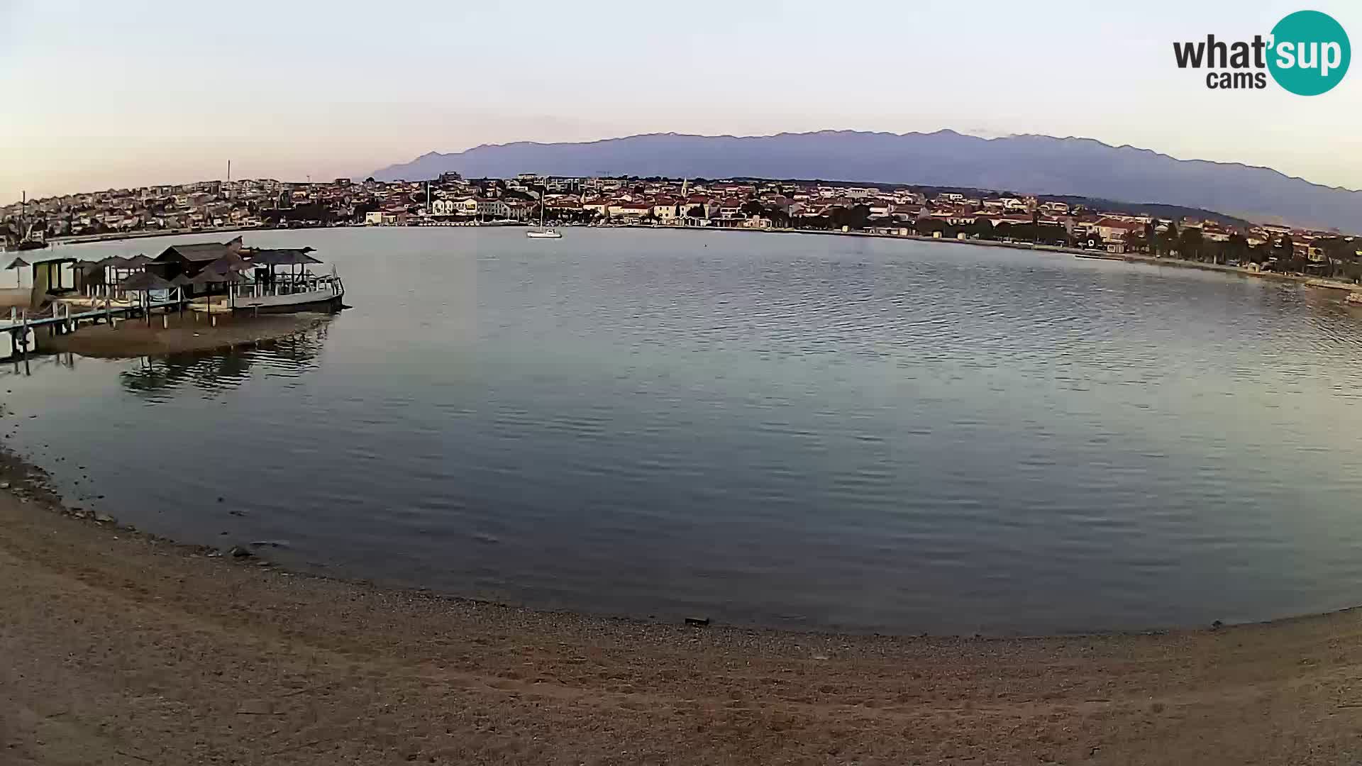 Novalja Kamera u živo – gradska plaža