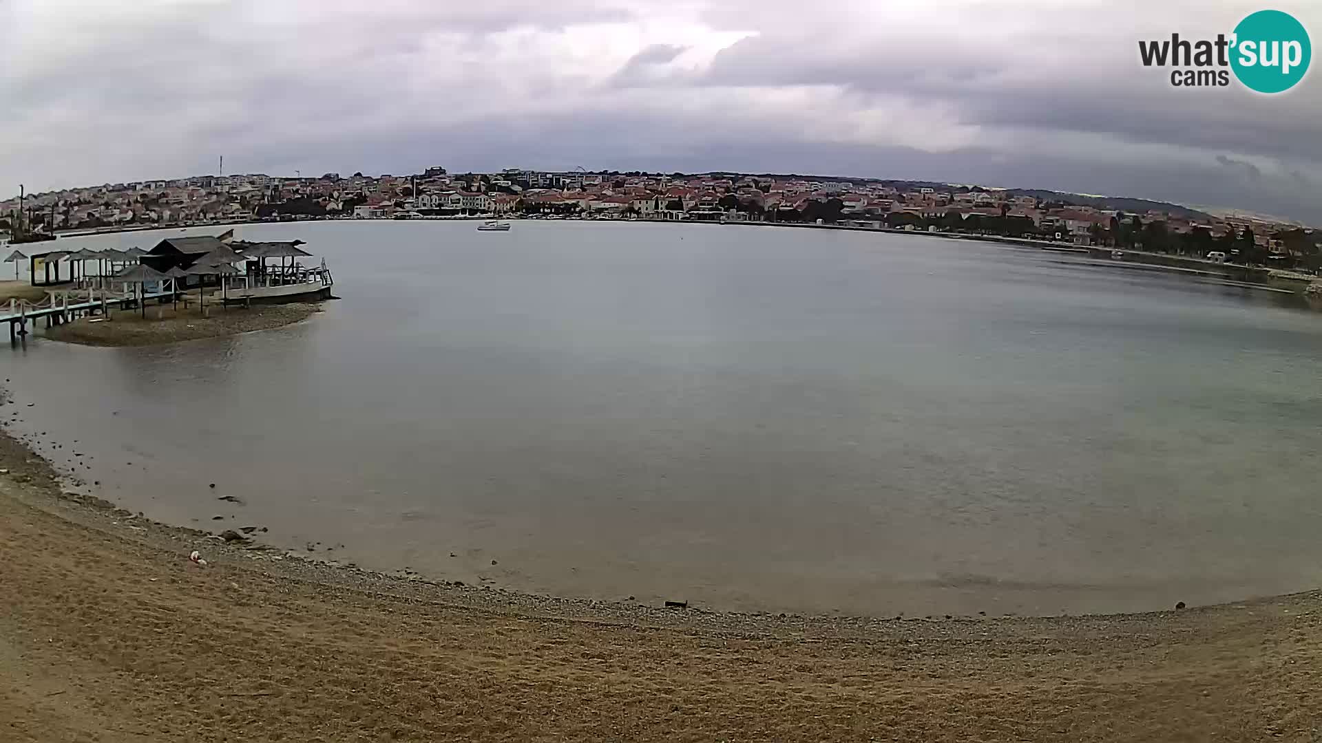 Live webcam Novalja – The Town beach