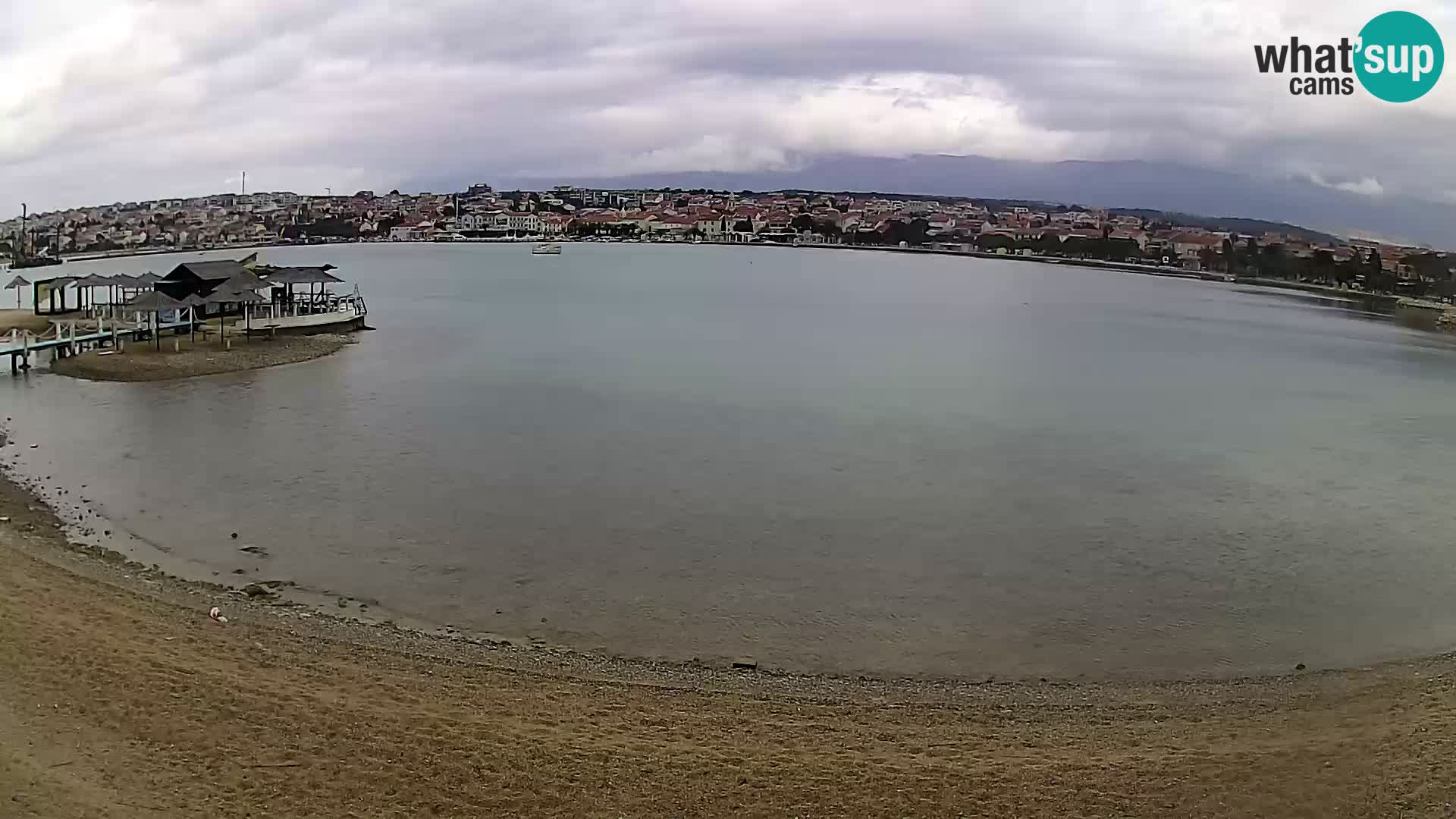 Novalja Kamera v živo – mestna plaža