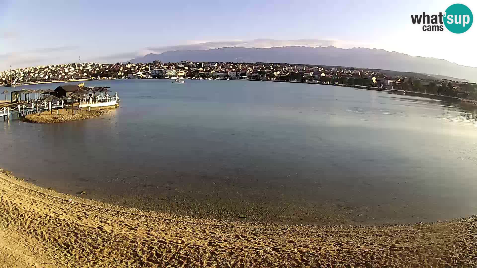 Novalja Kamera u živo – gradska plaža