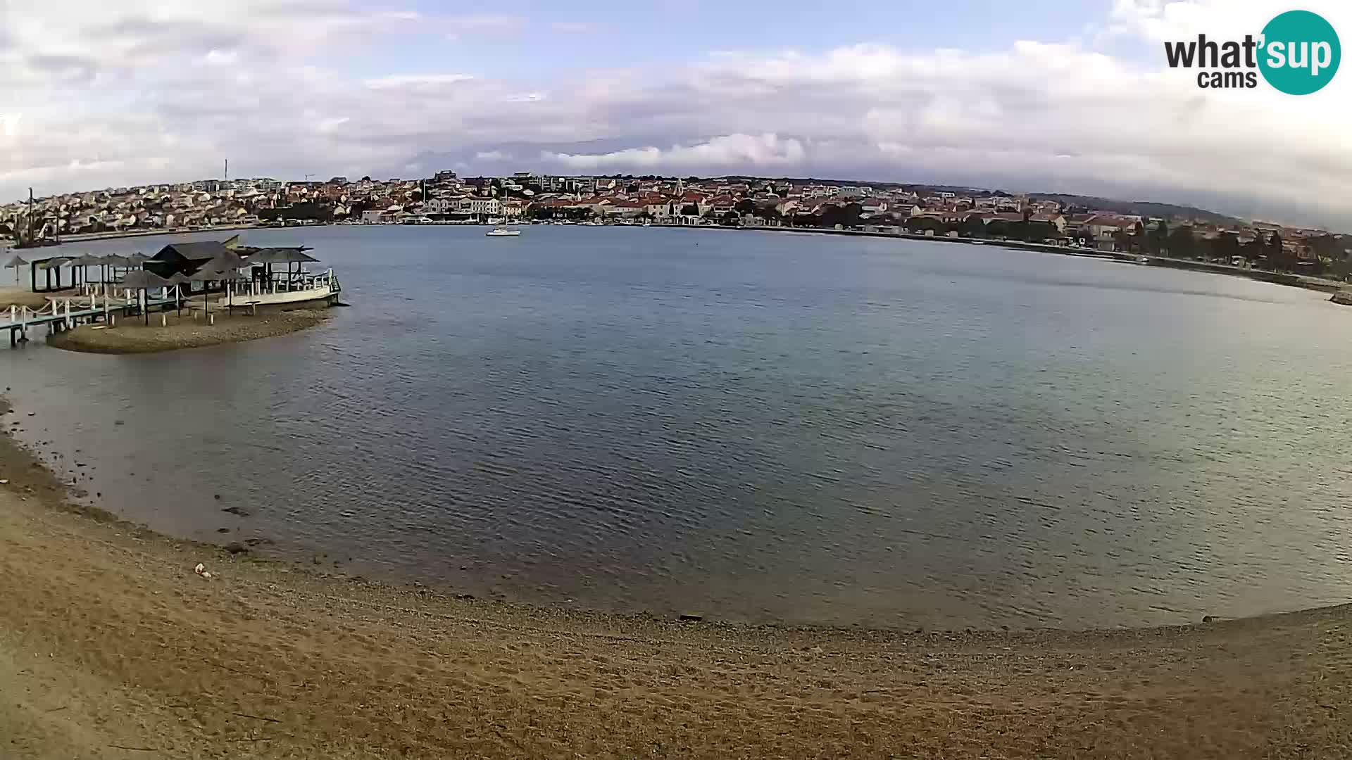 Novalja webcam – spiaggia cittadina