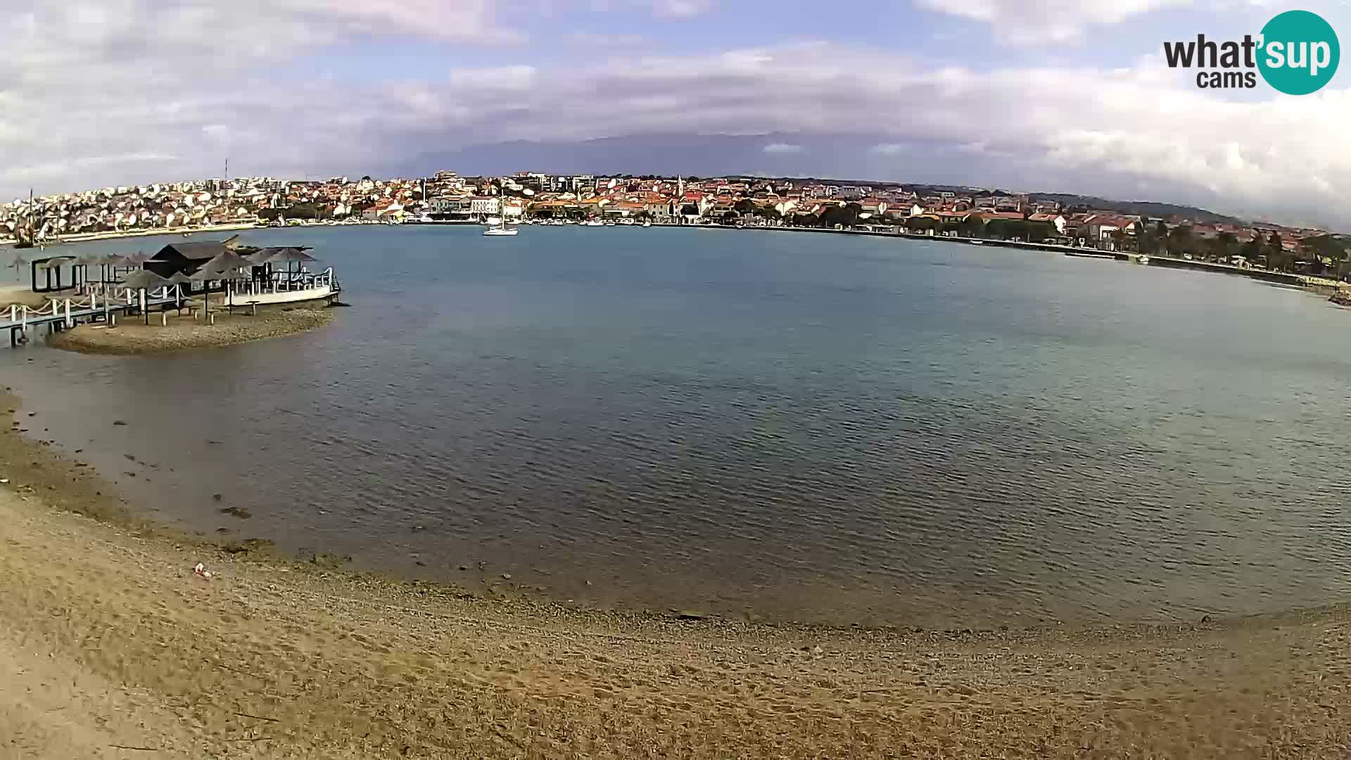 Novalja Kamera u živo – gradska plaža