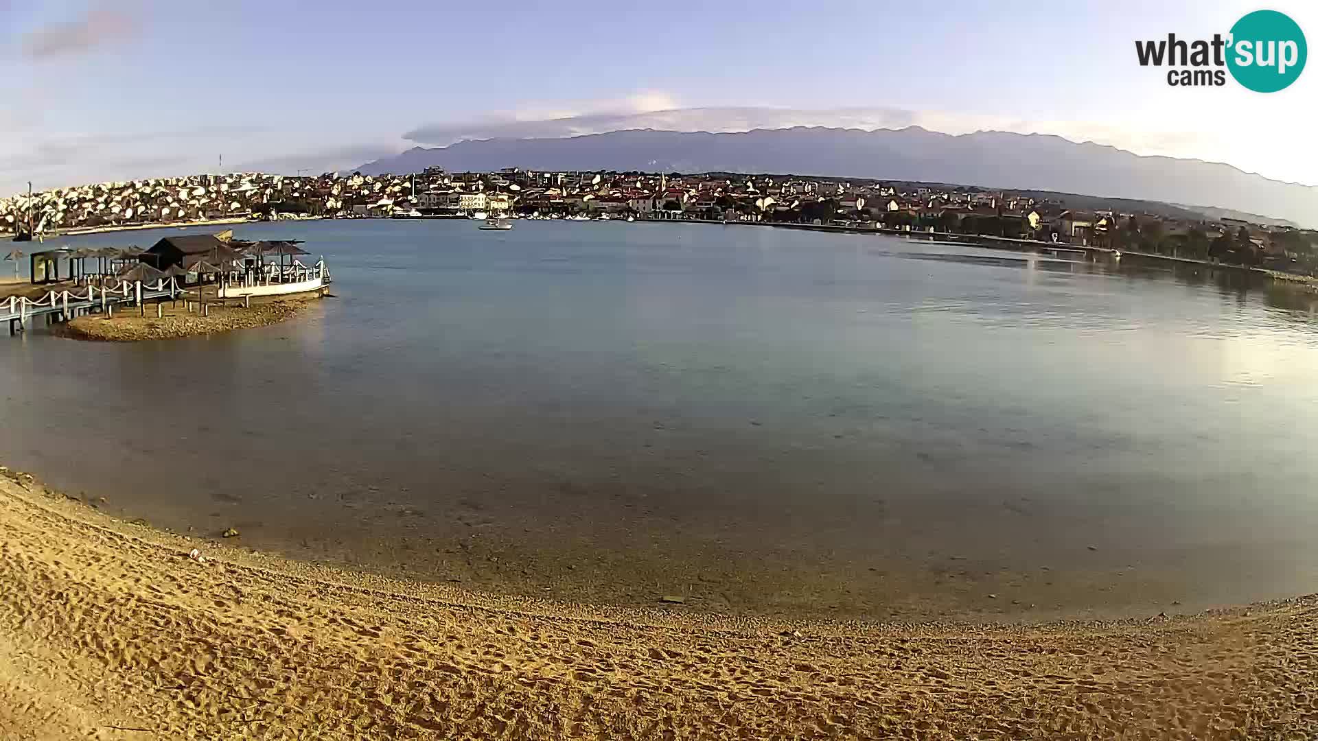 Live webcam Novalja – The Town beach