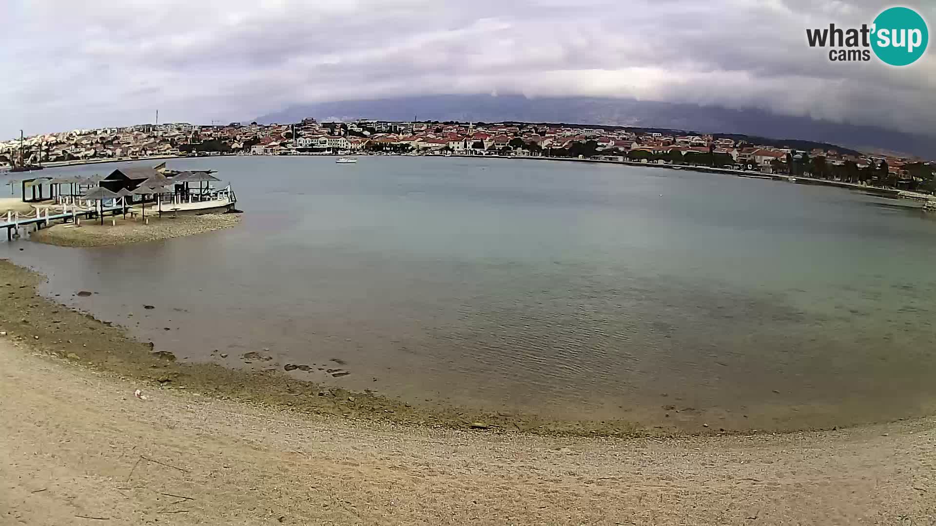 Live webcam Novalja – The Town beach