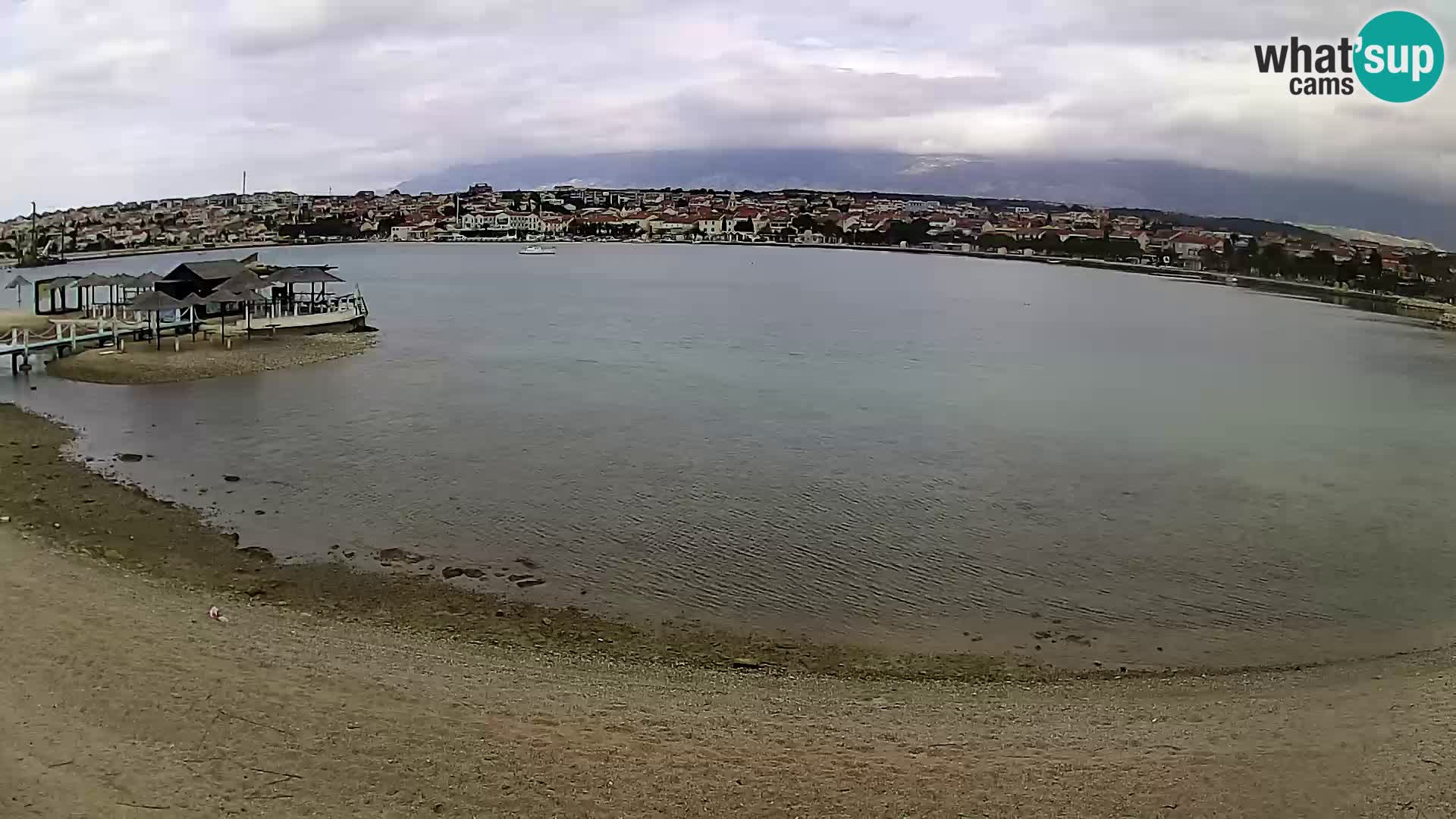 Novalja Kamera v živo – mestna plaža