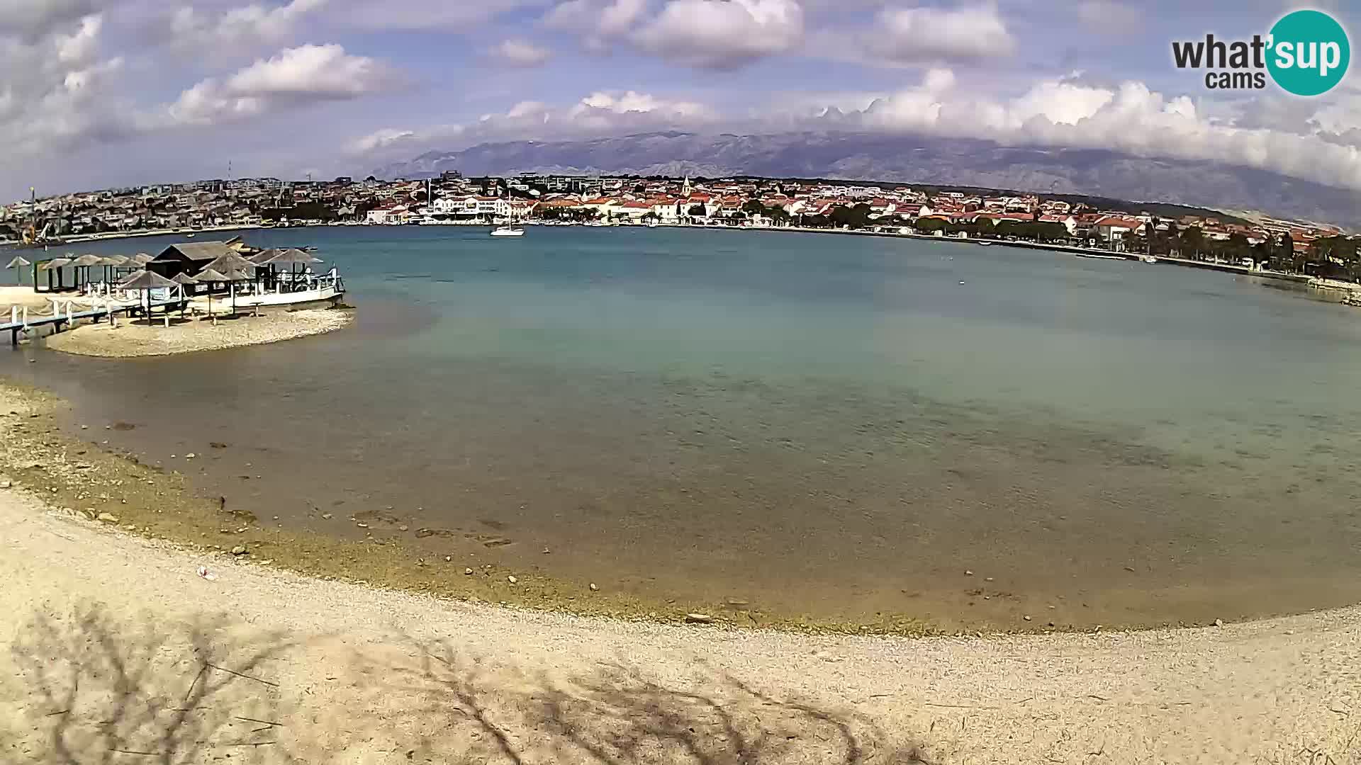 Novalja livecam – plage de la ville