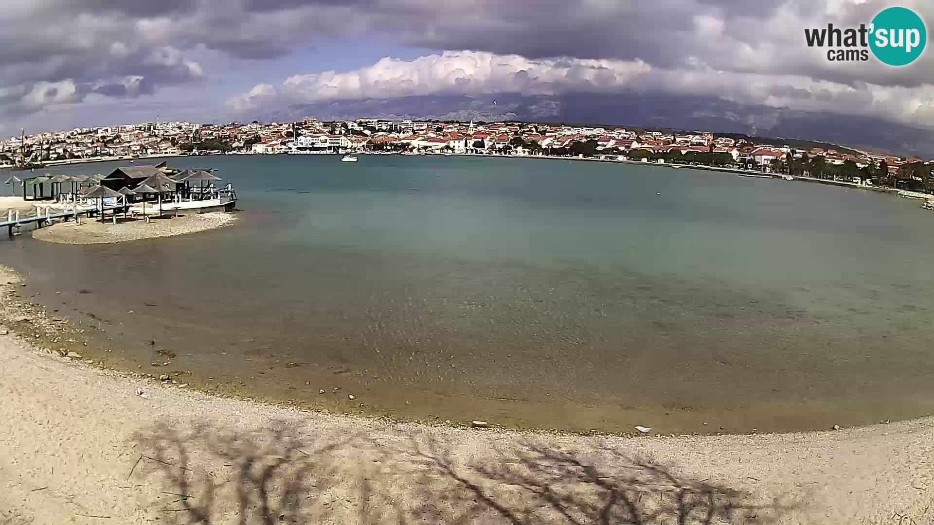 Novalja livecam – plage de la ville