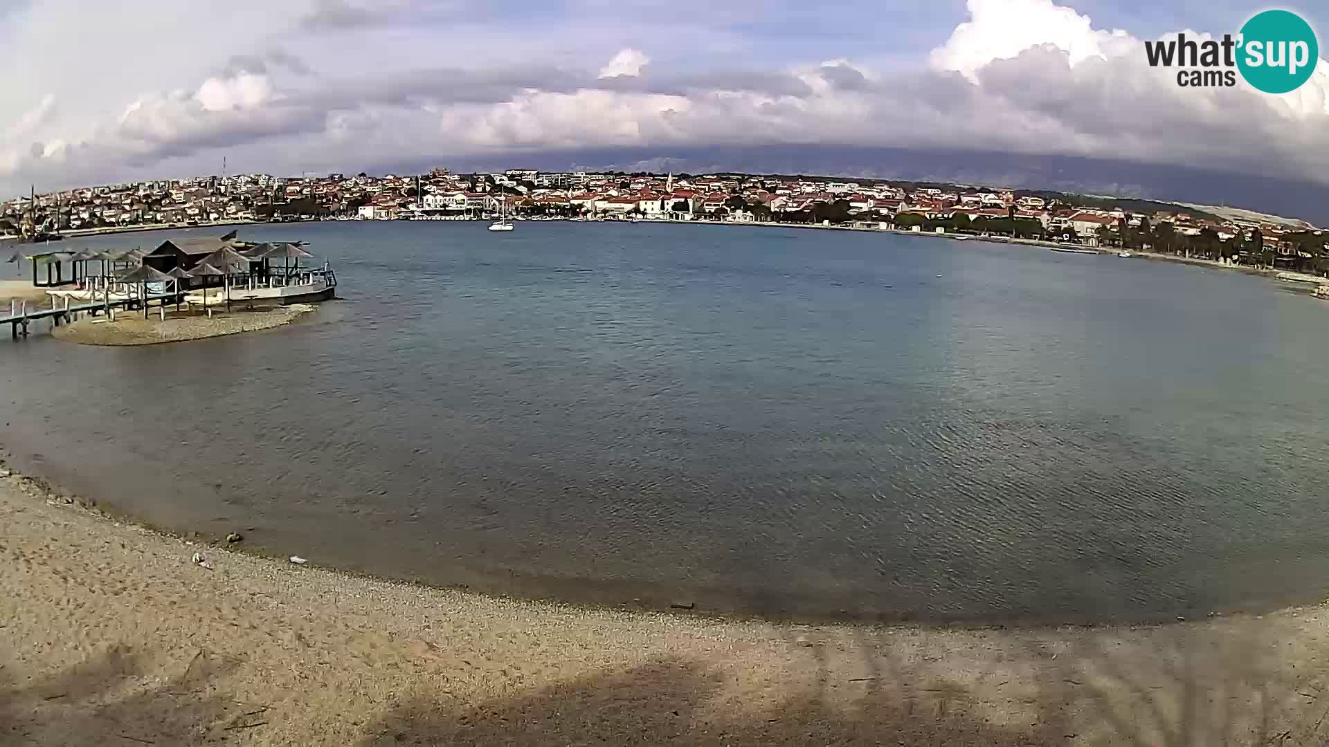 Novalja Kamera v živo – mestna plaža