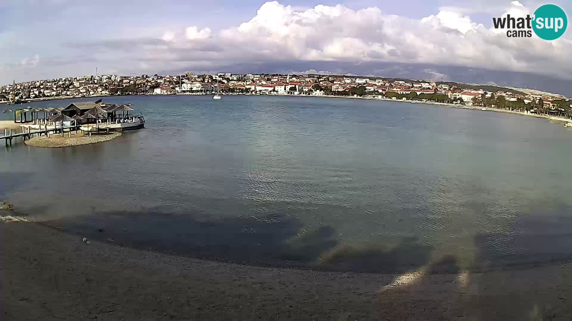 Live webcam Novalja – The Town beach