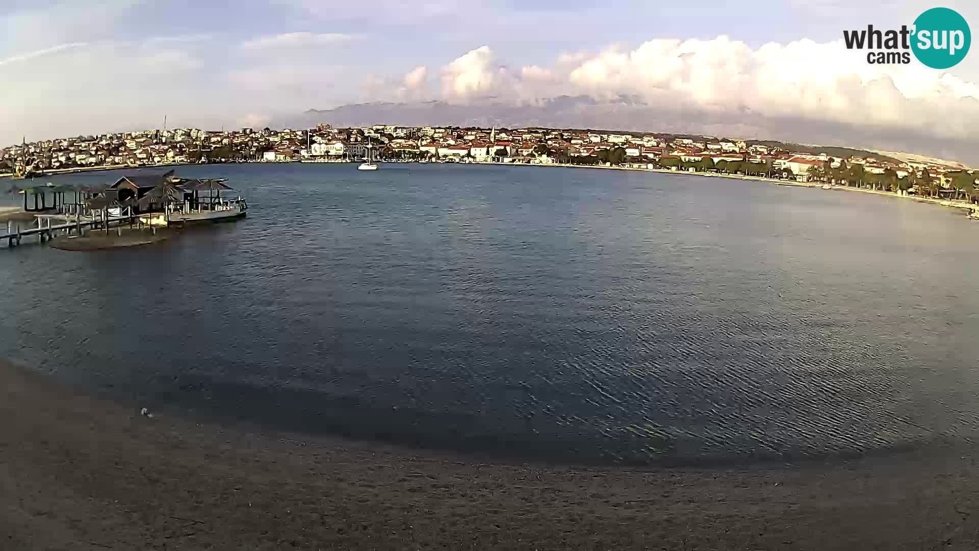 Novalja Kamera v živo – mestna plaža