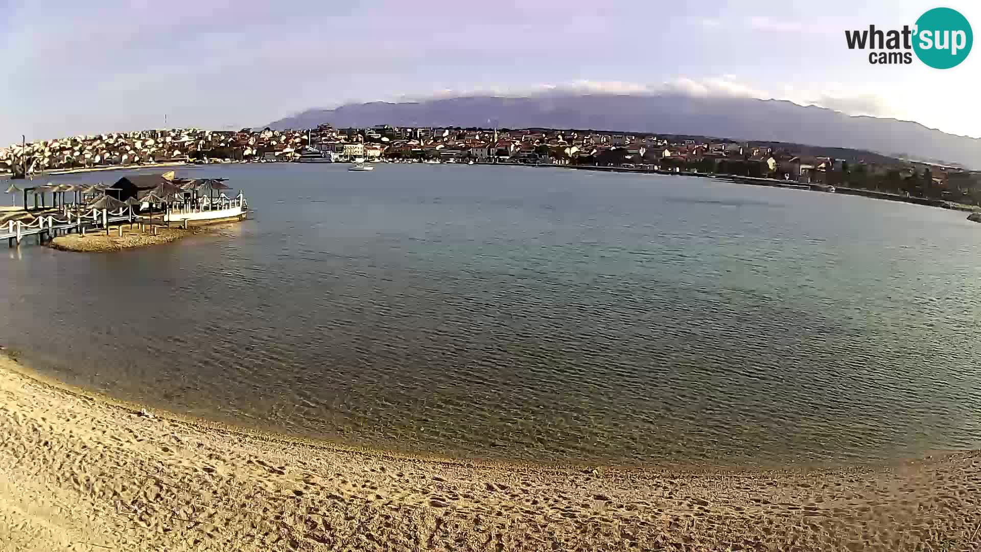 Live webcam Novalja – The Town beach