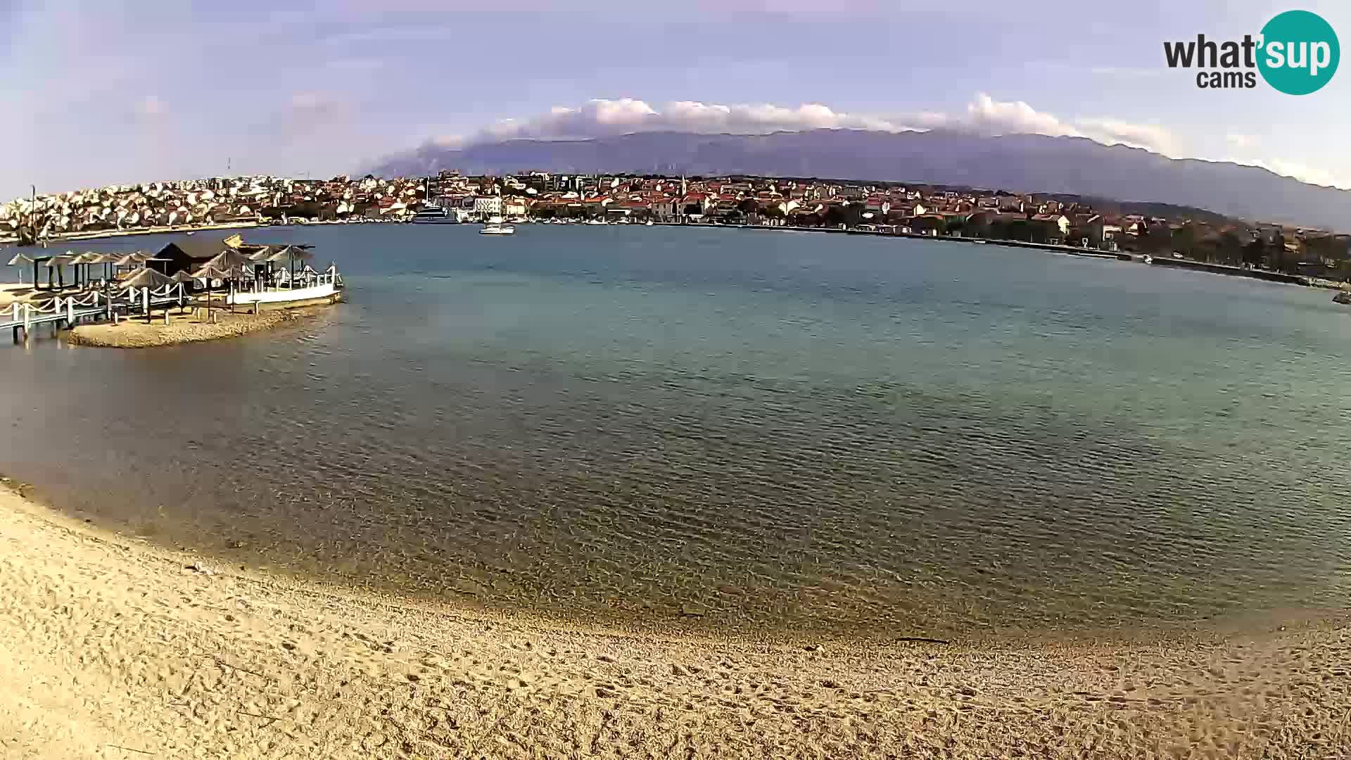 Live webcam Novalja – The Town beach