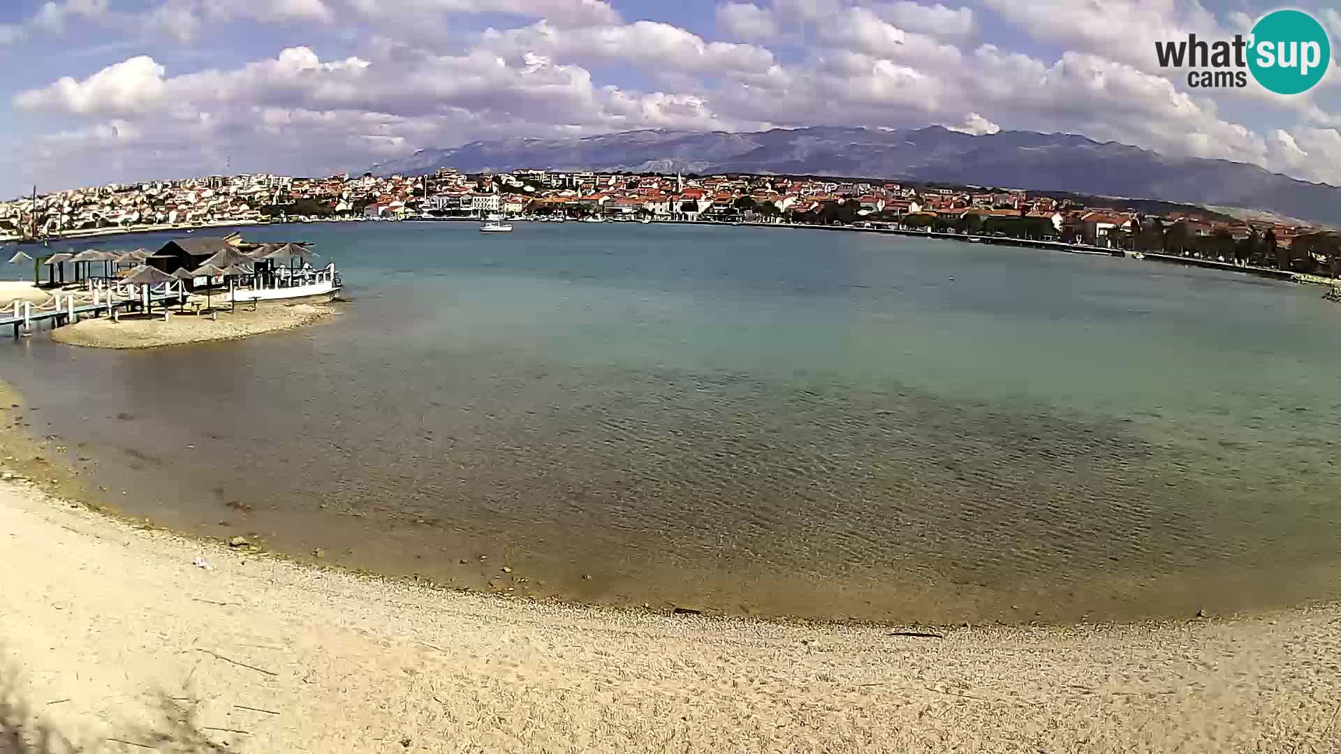 Novalja webcam – spiaggia cittadina