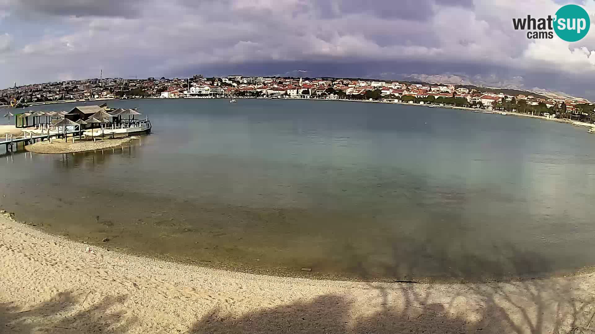 Live webcam Novalja – The Town beach