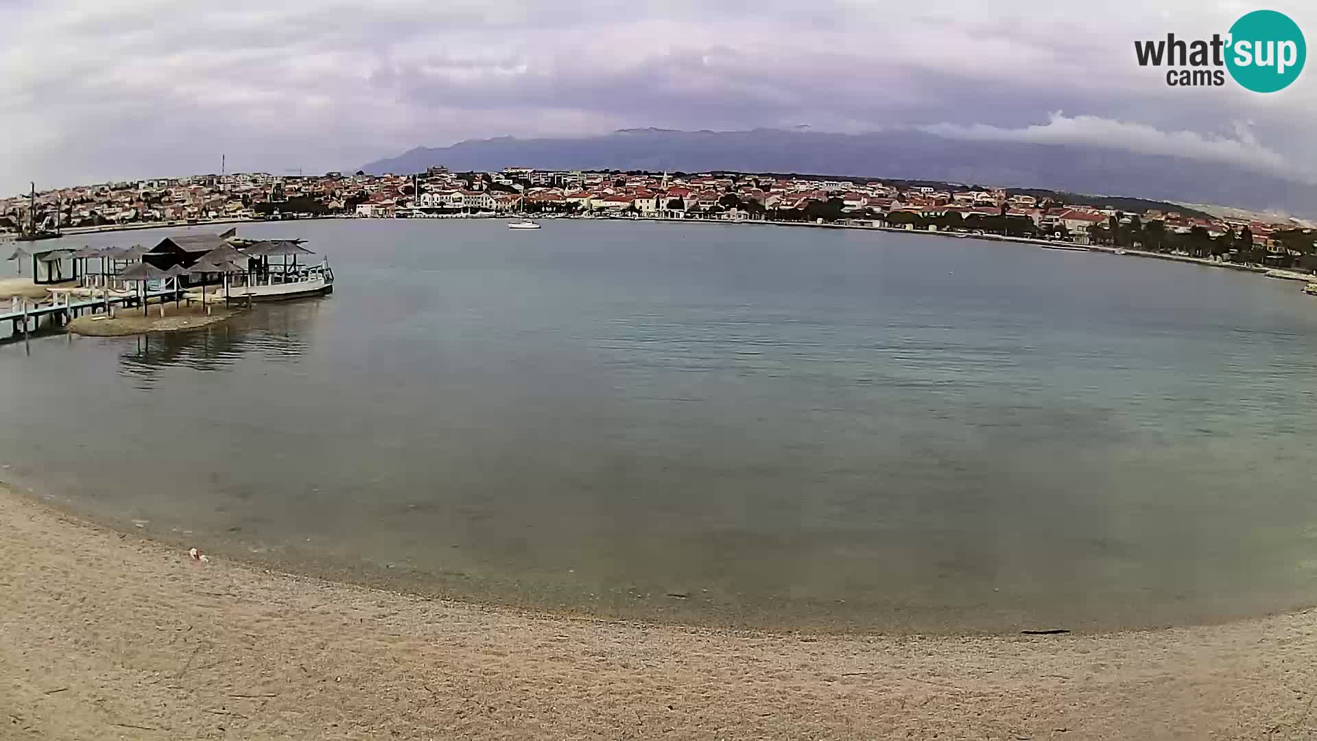 Live webcam Novalja – The Town beach