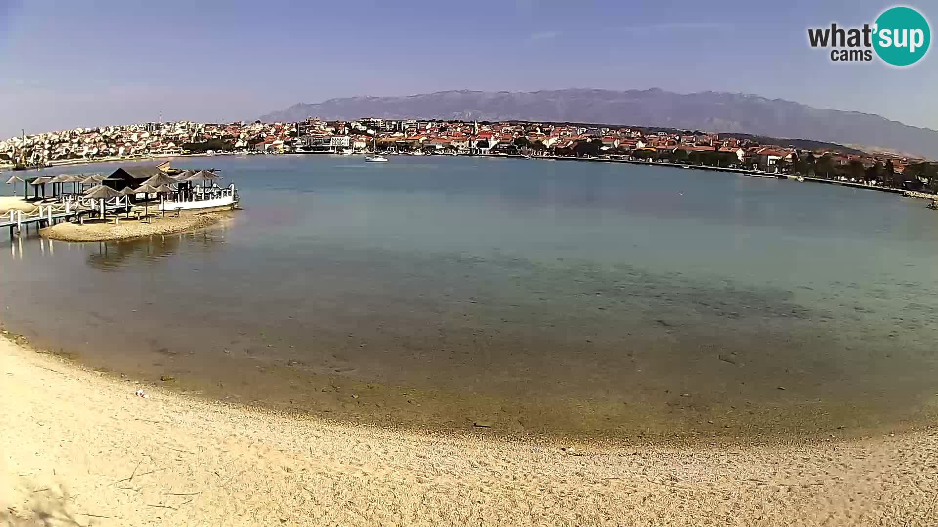 Webcam Novalja – Stadtstrand