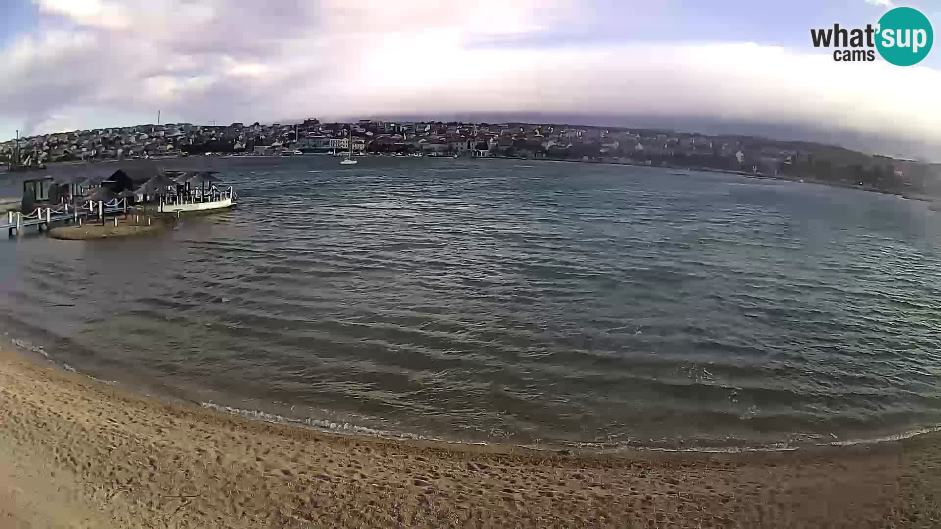 Live webcam Novalja – The Town beach