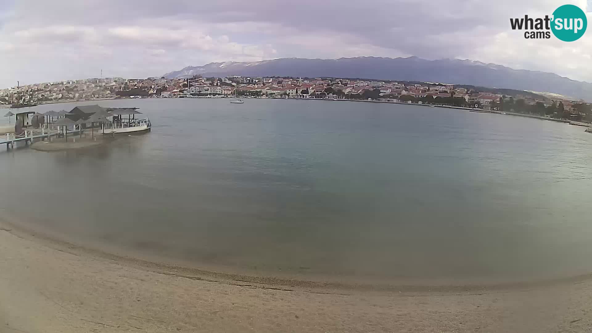 Novalja Kamera v živo – mestna plaža