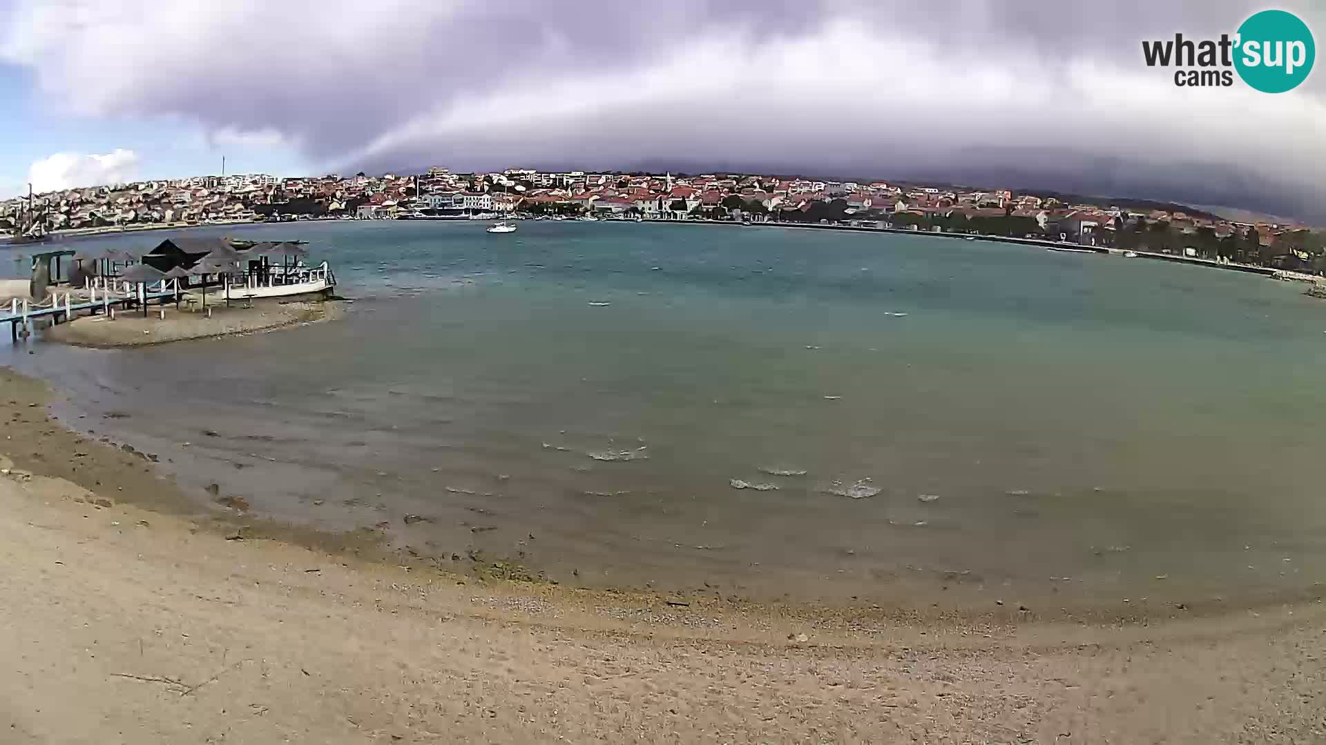 Novalja Kamera v živo – mestna plaža