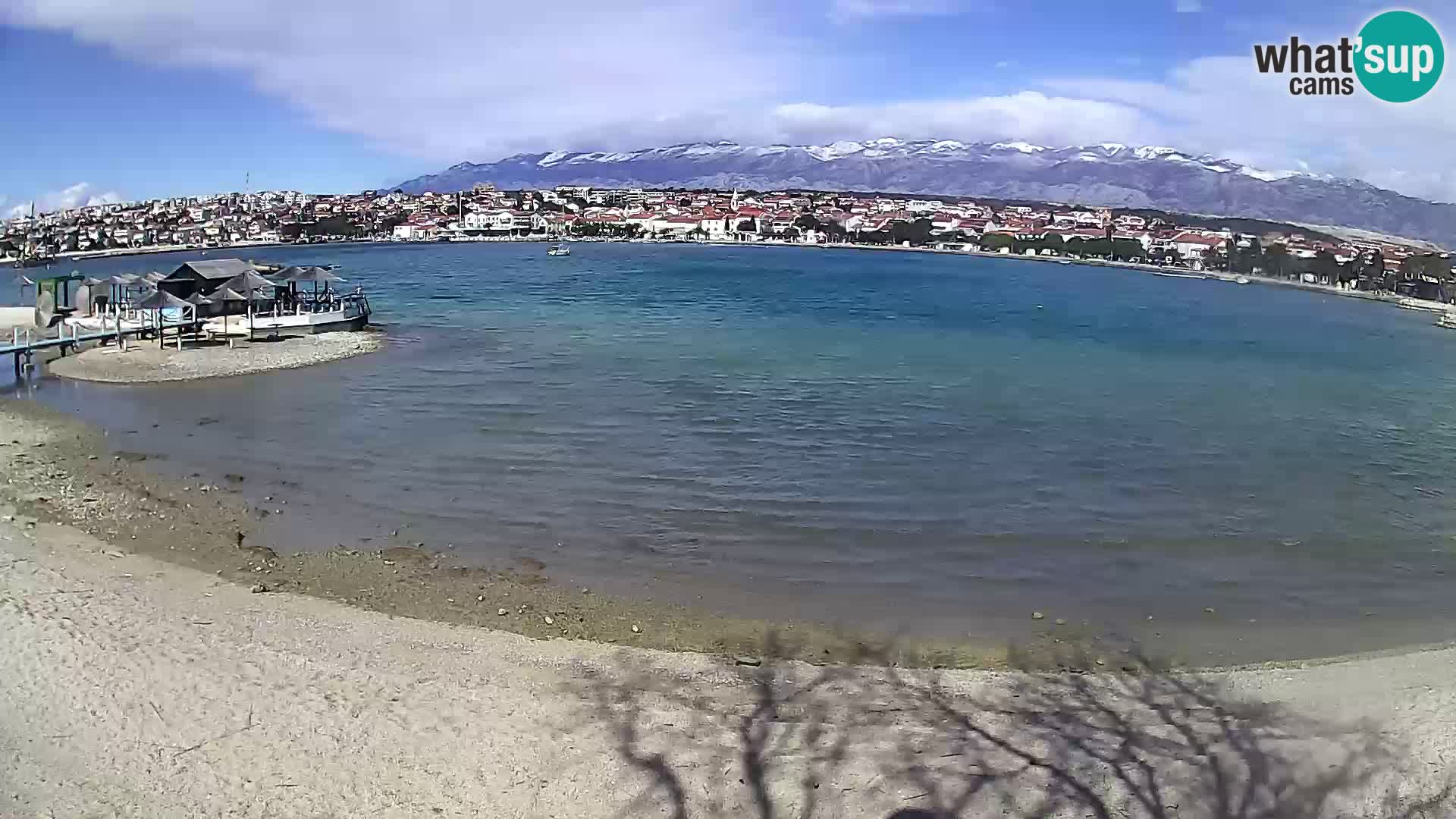 Novalja webcam – spiaggia cittadina