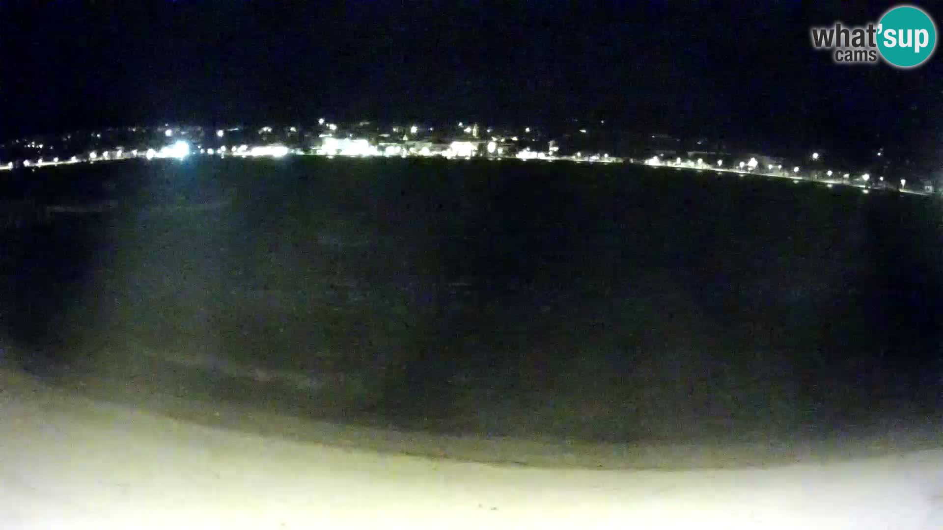 Novalja livecam – plage de la ville