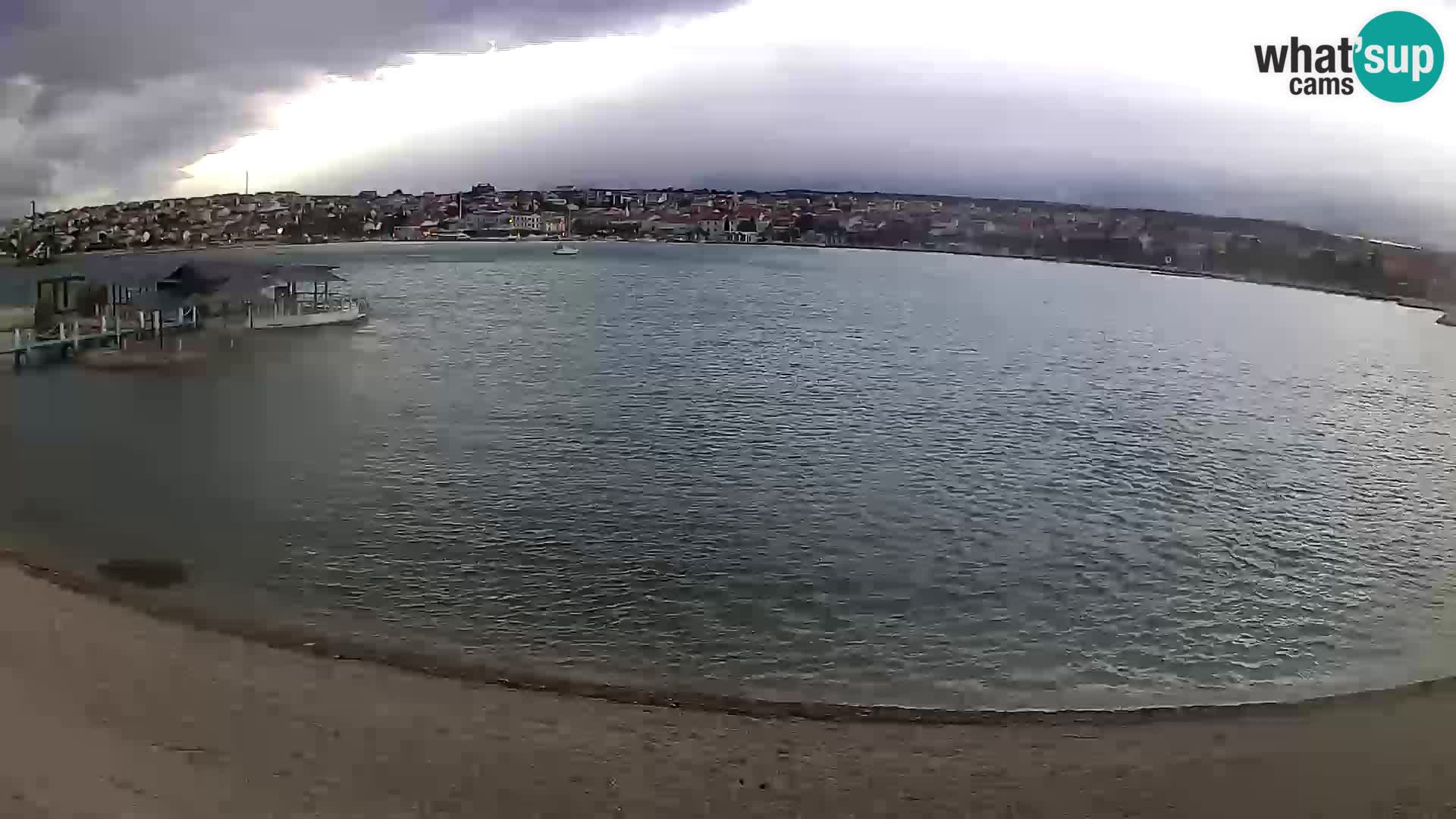 Live webcam Novalja – The Town beach
