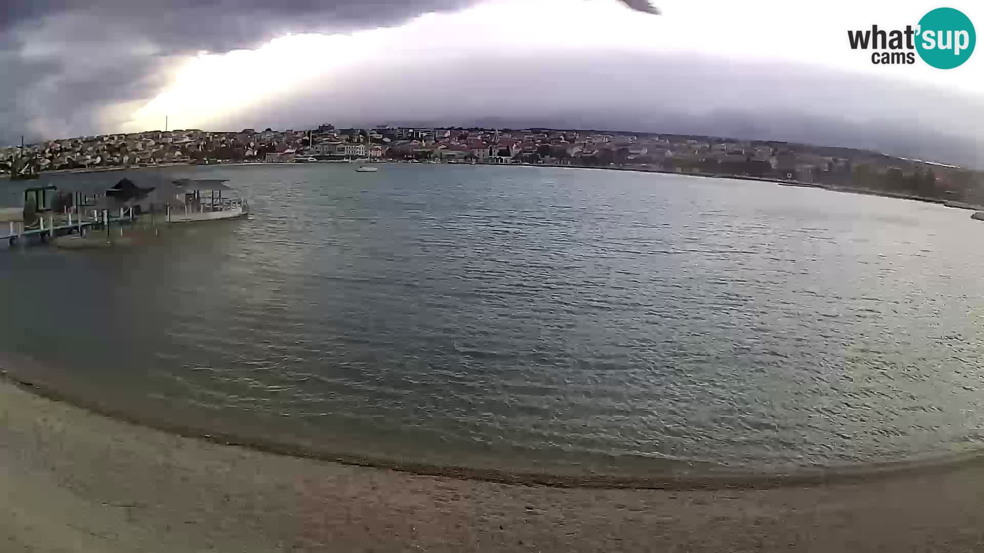 Novalja Kamera v živo – mestna plaža