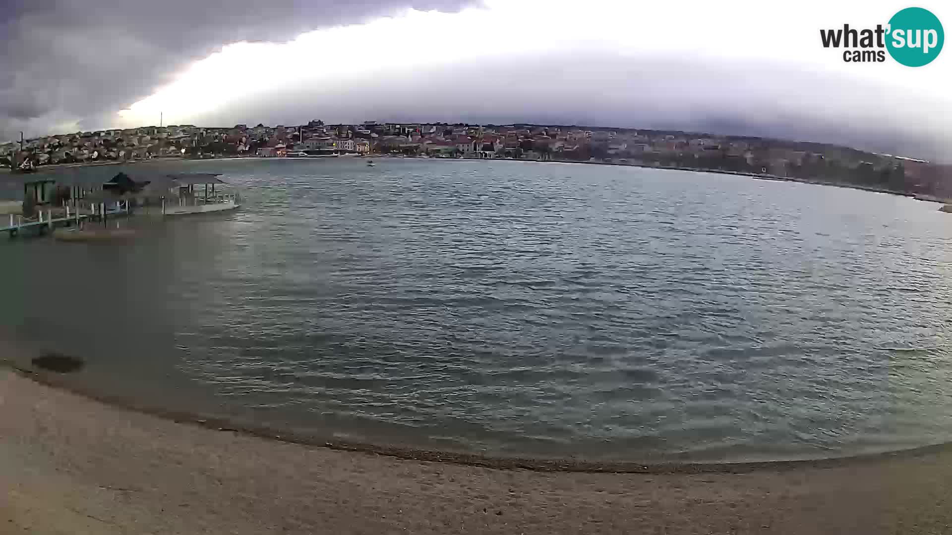 Live webcam Novalja – The Town beach