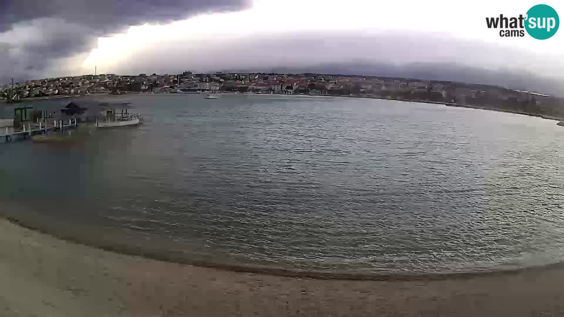 Live webcam Novalja – The Town beach