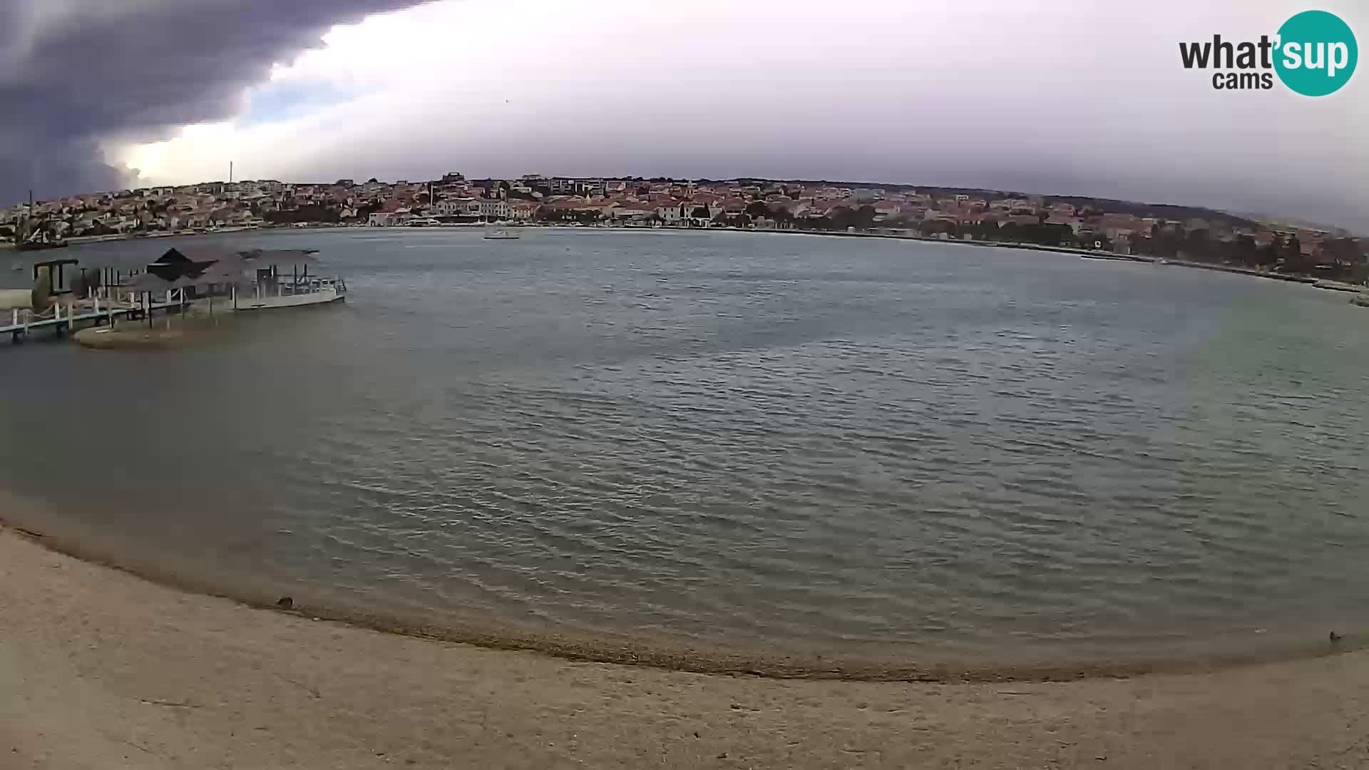 Novalja webcam – spiaggia cittadina